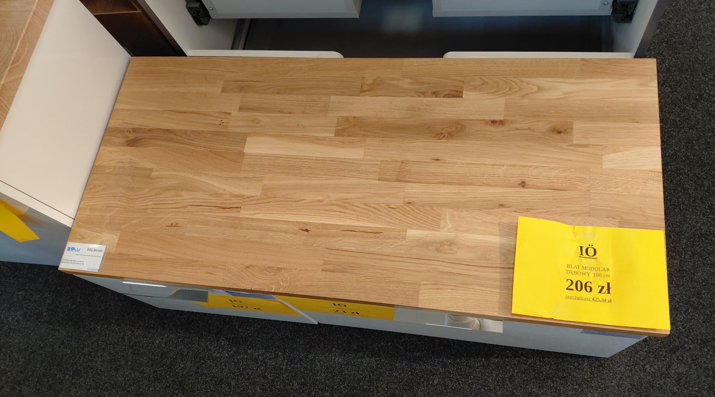 IO Modular blat dębowy 100 cm olejowany  BD100.1000.460.28   *W  **ekspo - Powystawowy Płońsk