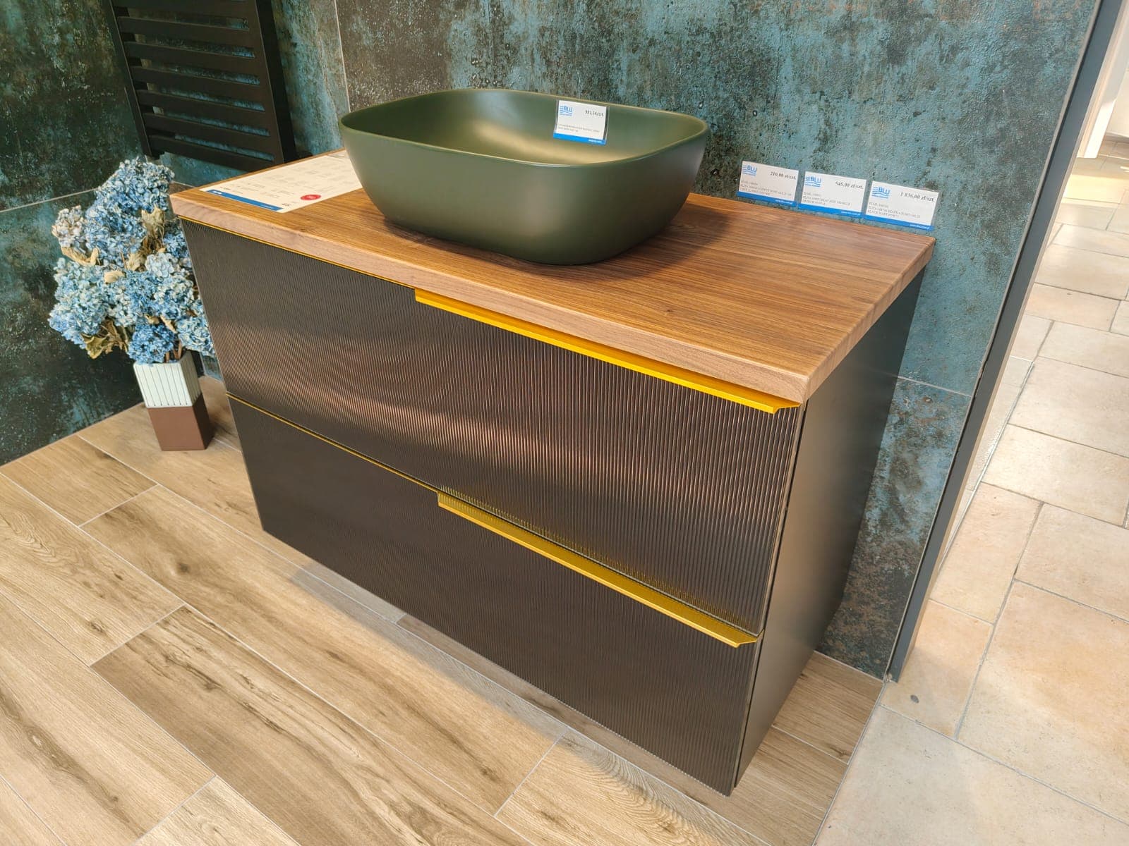 ELITA  RE011004047160   168746  SZAFKA SOHO 100 2S BLACK MATT PDW   *3 - Powystawowy Nowy Sącz