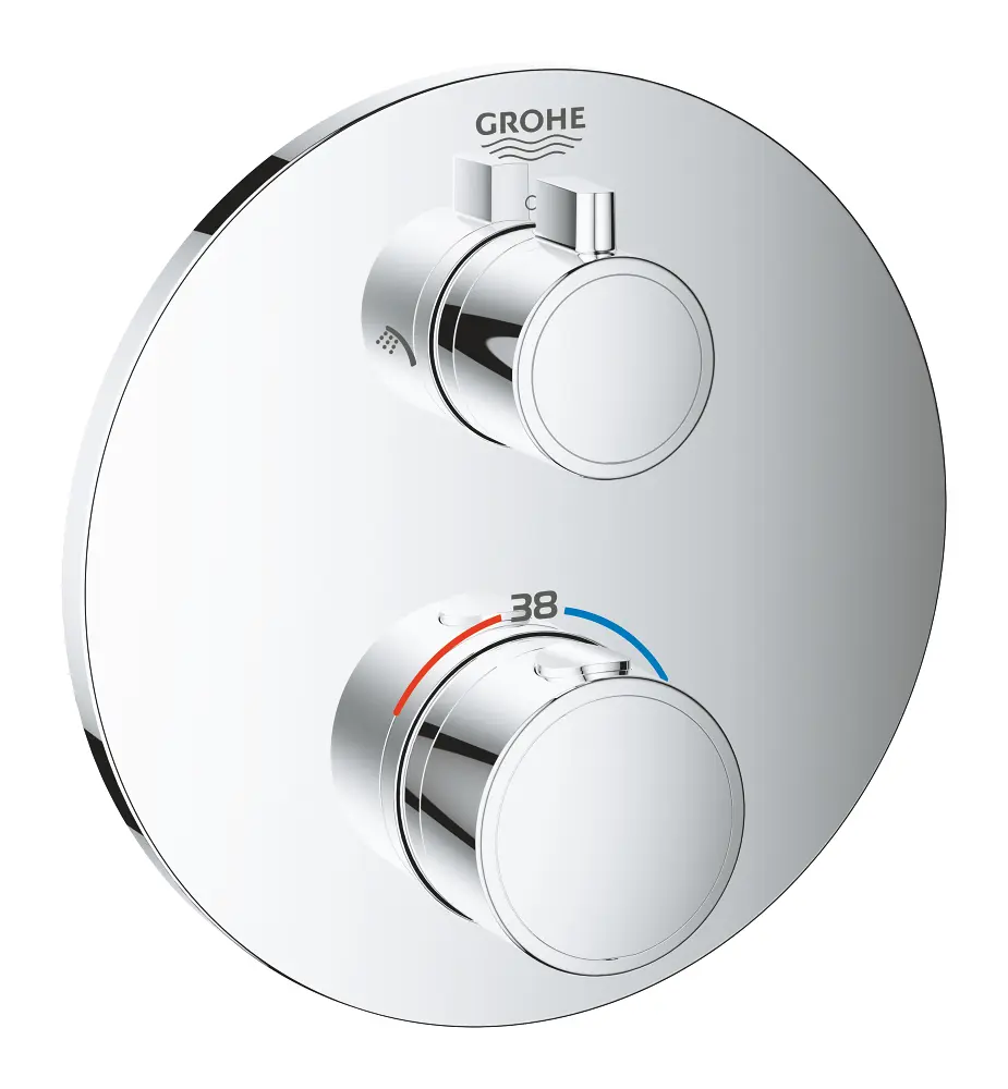 GROHE 24076000 Grohtherm THM trimset shower round  **ekspo - Powystawowy Cieszyn