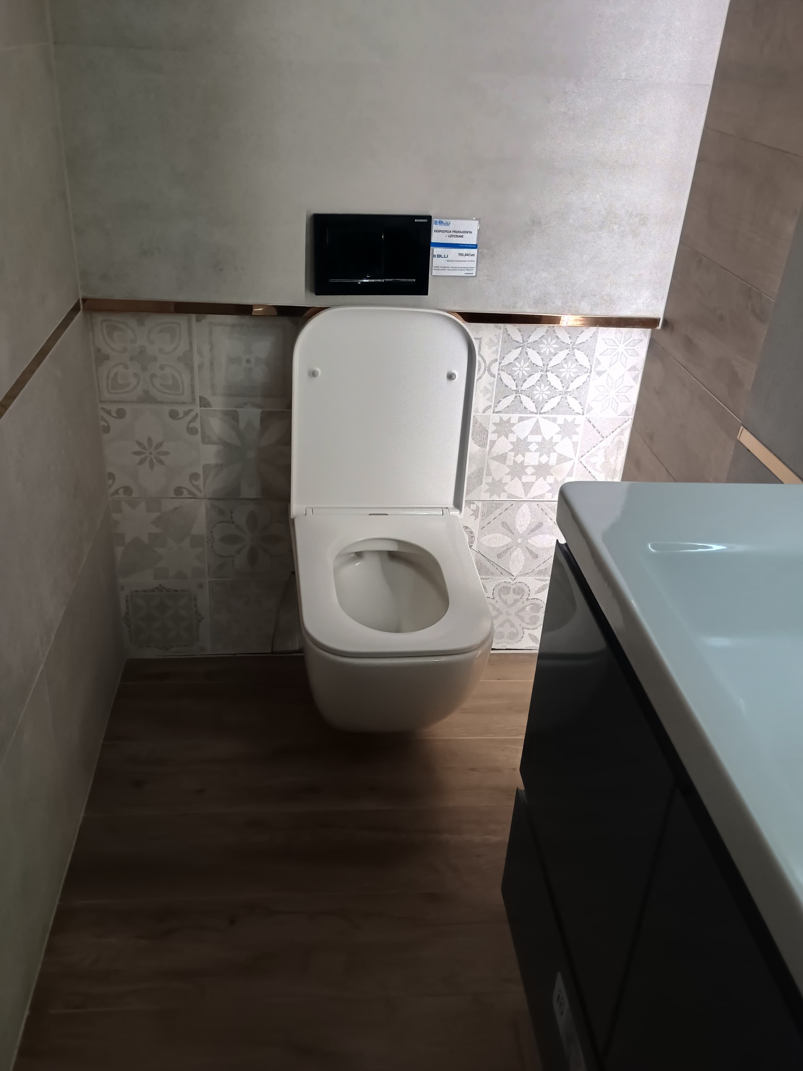 EXCELLENT miska WC wisząca NESS FLASH-RIM z deską wolnoopadającą CENL.3509.500.WH *12 - Powystawowy Łódź Zgierska