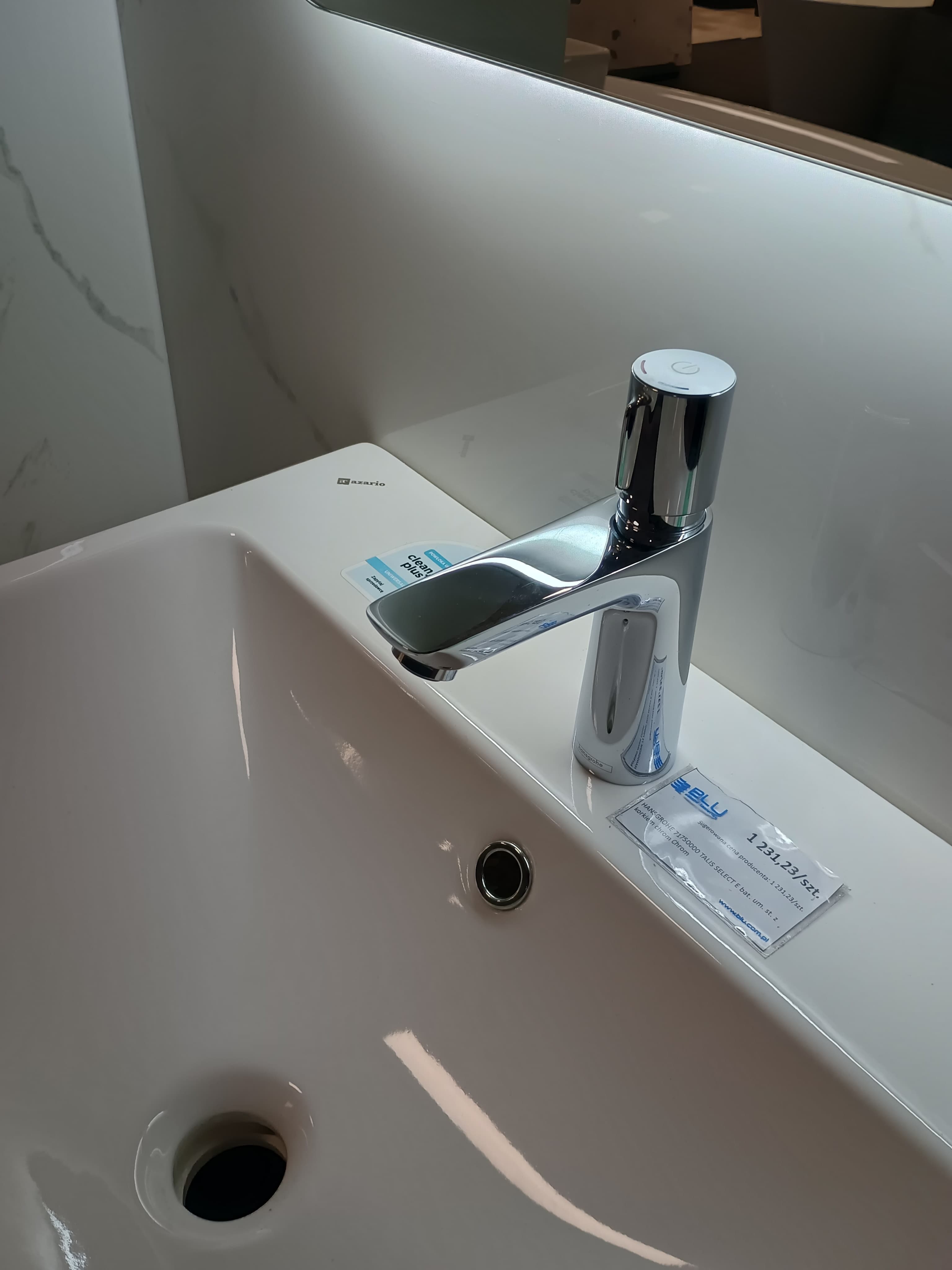 HANSGROHE 71750000 TALIS SELECT E bat. um. st. z korkiem chrom Chrom  **ekspo - Powystawowy Łódź Zgierska