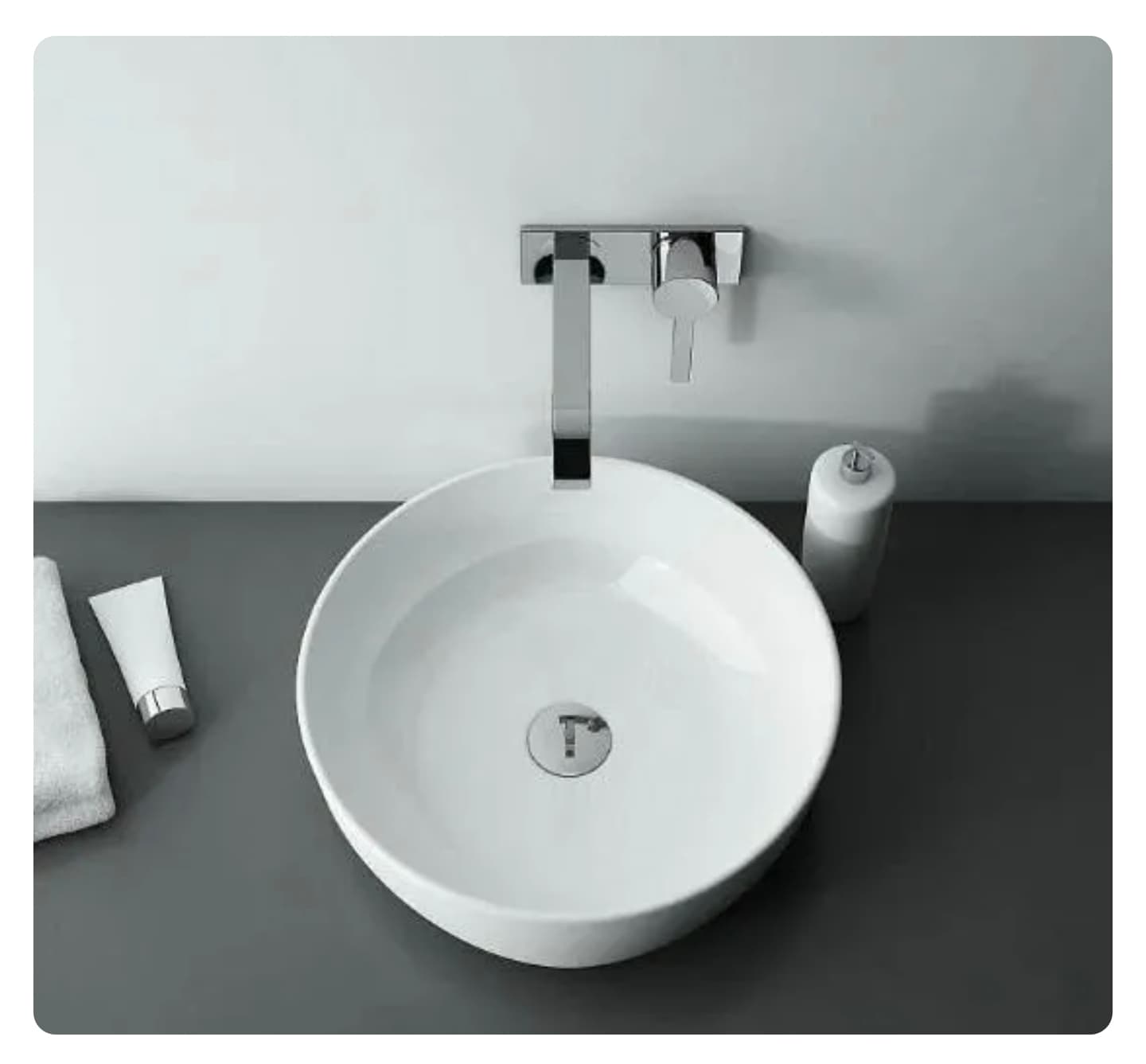 ELITA  RE040420048060   145048  UMYWALKA LORCA 42x42 BLAT, CERAM WHITE   *52 - Powystawowy Łódź Pojezierska
