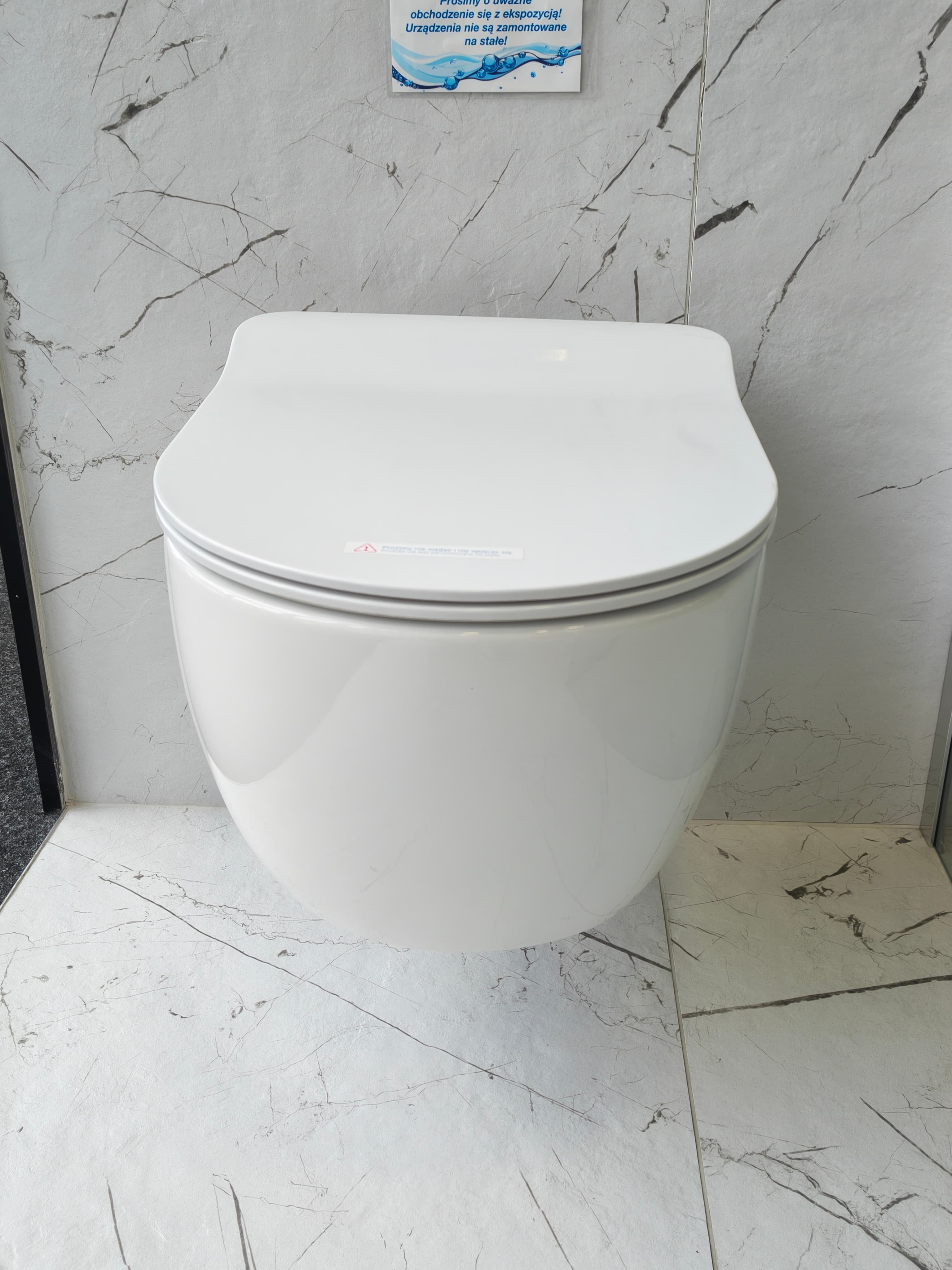 EXCELLENT Miska wiząca wc bezrantowa DOTO PURE-RIM 48 CEEX.1404.485.WH + deska *12  P - Powystawowy Poznań