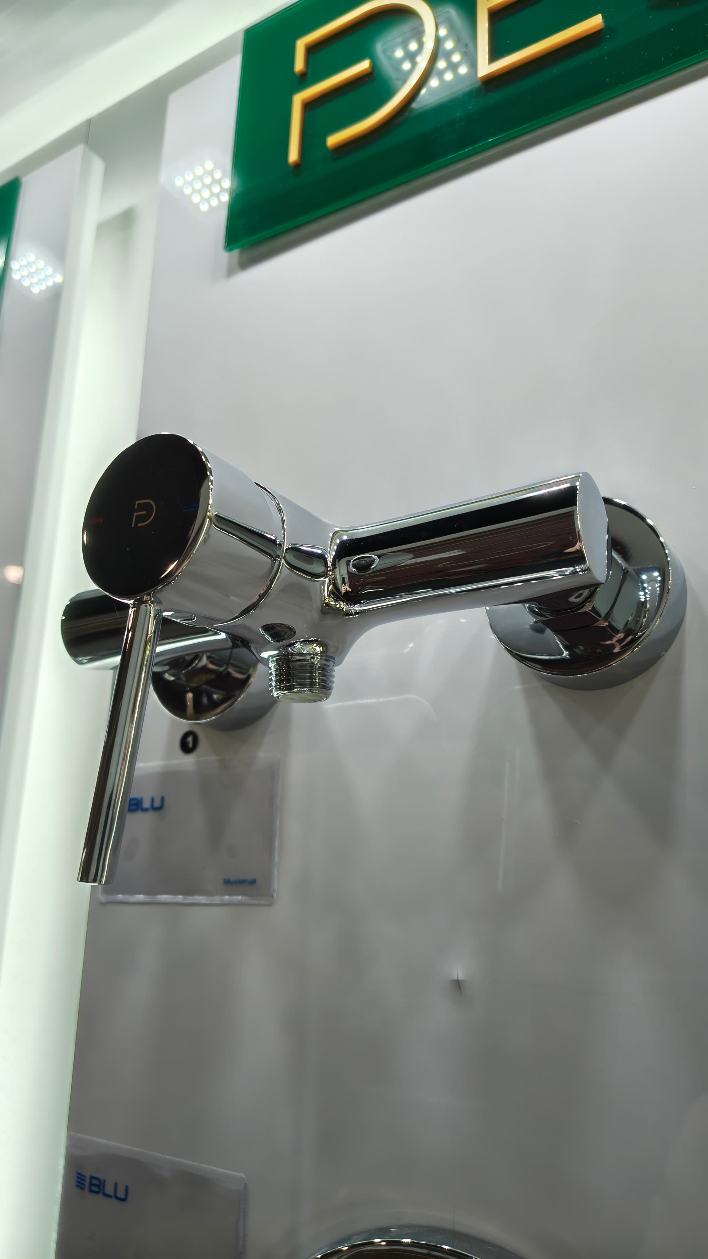 FDESIGN FLUSSO Bateria natryskowa  bez kompletu natryskowego chrom FD1-FLS-7-11  **ekspo - Powystawowy Poznań