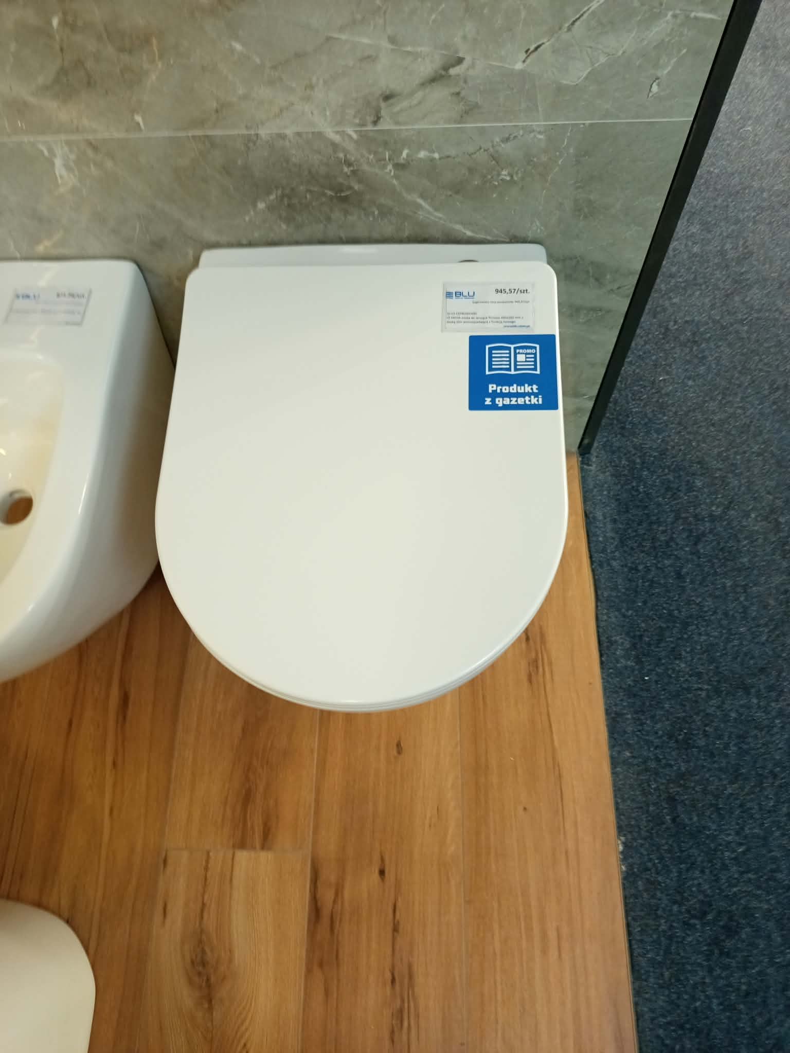 IO FROYA miska wc wisząca Rimless 490x365 mm z deską slim wolnoopadającą z funkcją łatwego wypinania CE.FROWC490 *16*W dostępna na indeksie OI-CS-CEFRO490046ENR.I  **ekspo - Powystawowy Ciechanów