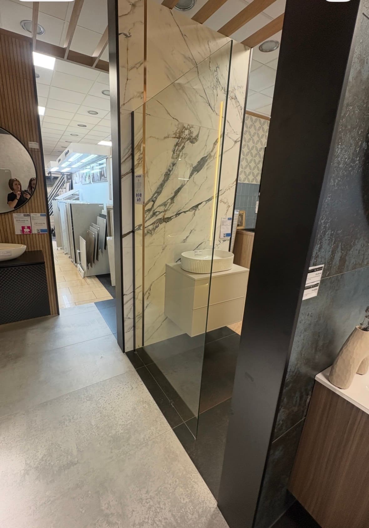 IO ENO WALK-IN 100x200 profil czarny szkło przezroczyste ENO4P1000607 *9 *W  **ekspo - Powystawowy Koszalin