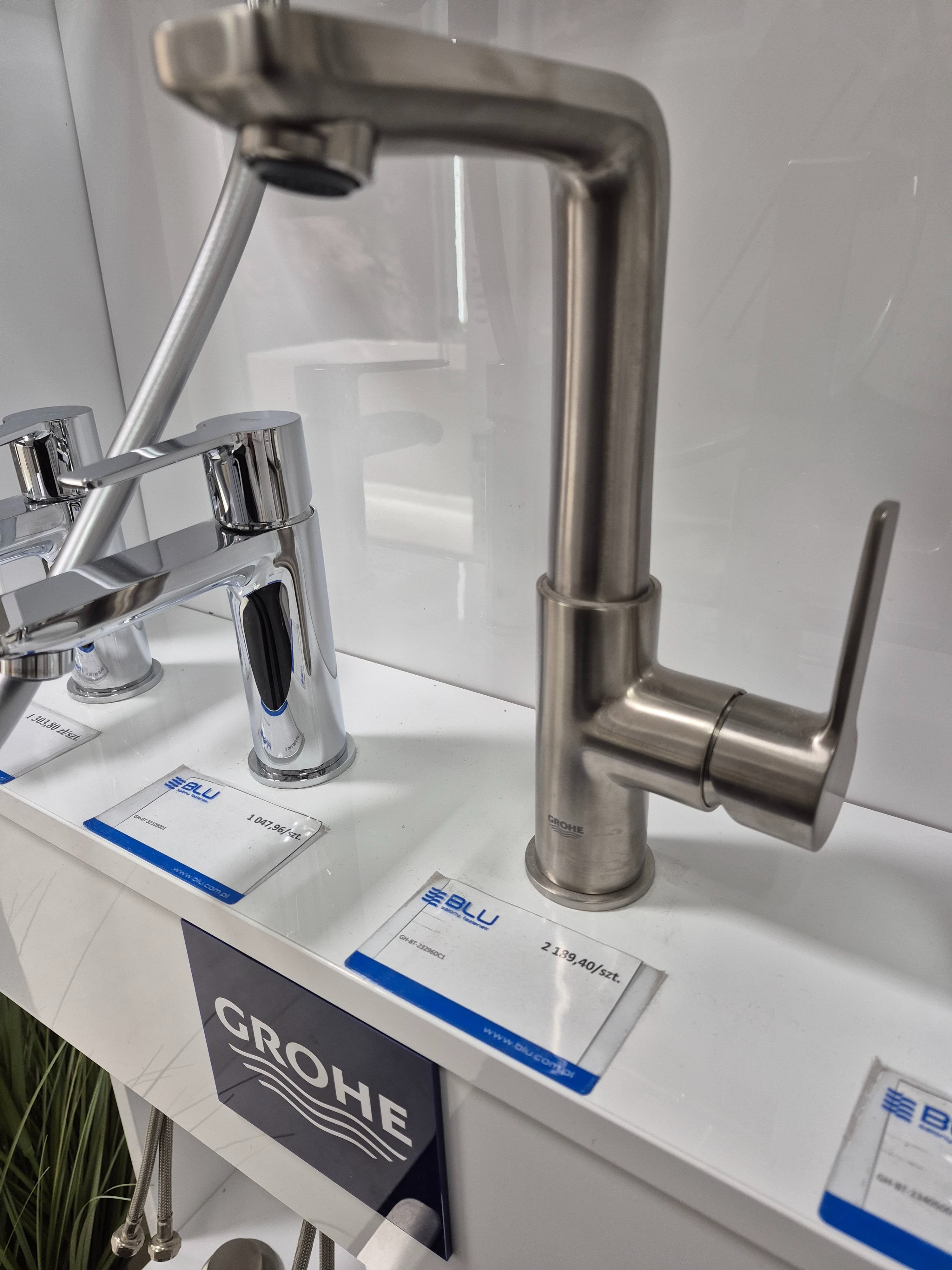 GROHE LINEARE bat.umywalka L stal nierdzewna 23296DC1  **ekspo - Powystawowy Rzeszów