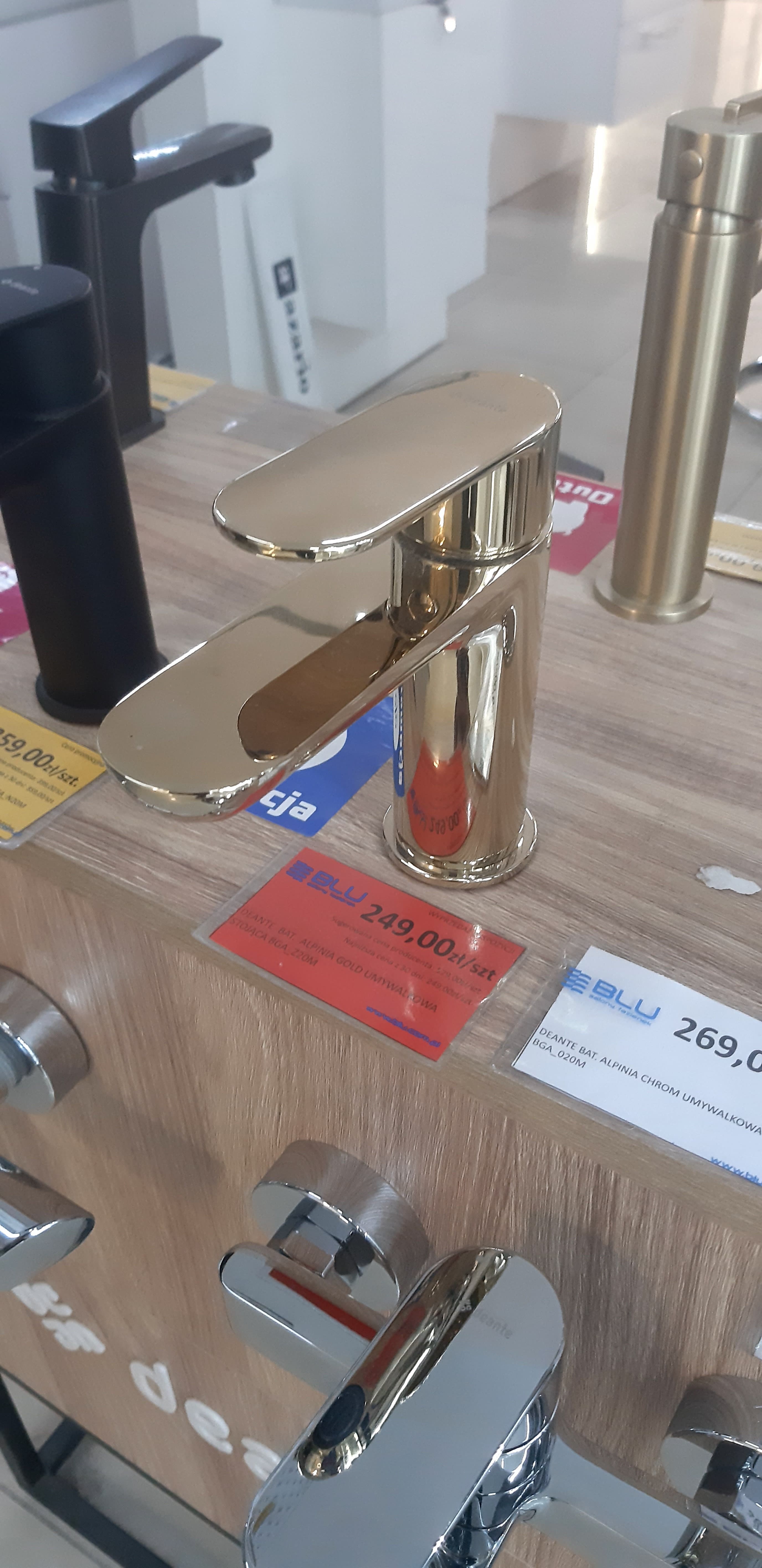 DEANTE  BAT.  ALPINIA GOLD UMYWALKOWA STOJĄCA BGA_Z20M - Powystawowy Bochnia