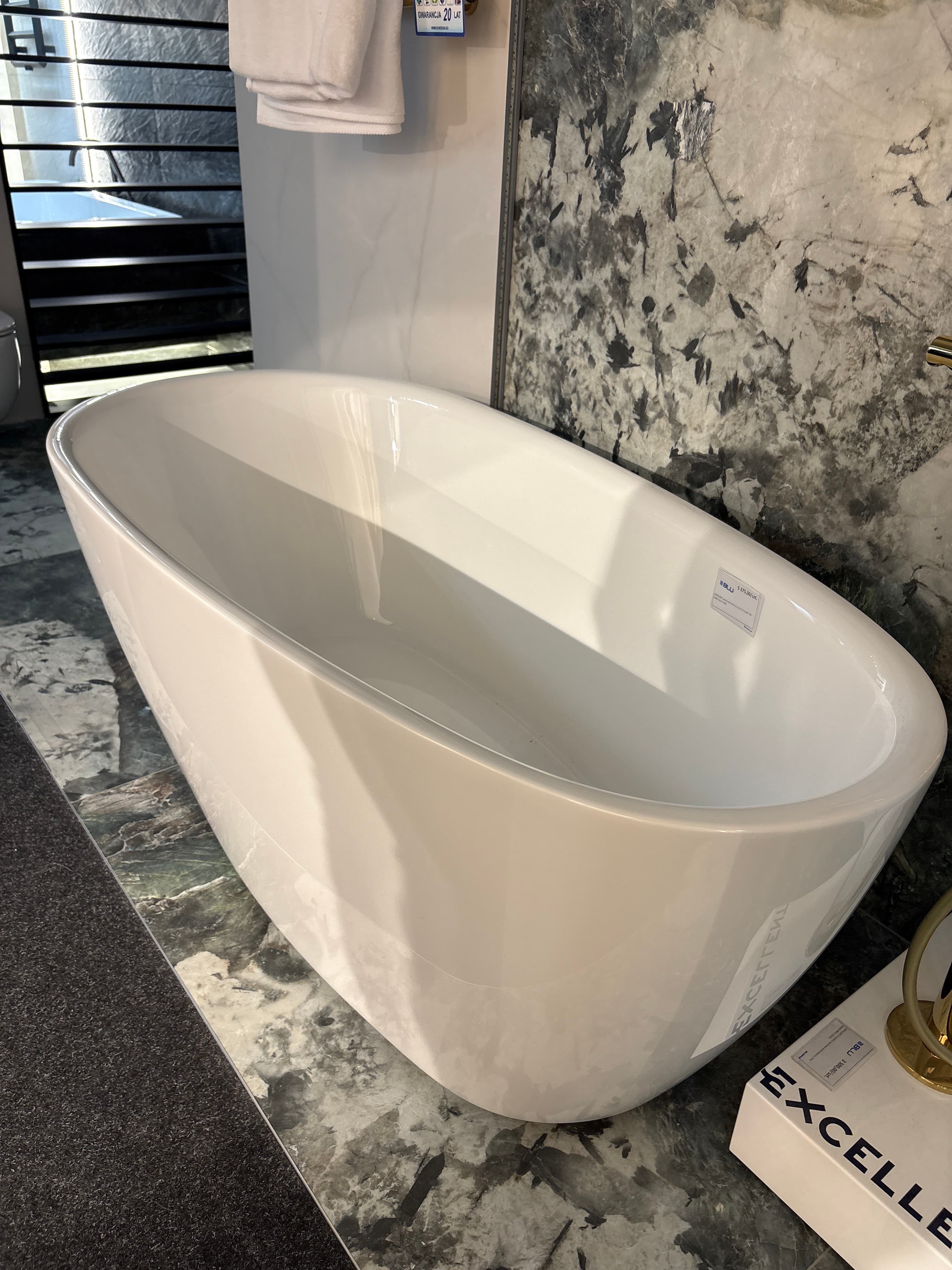 EXCELLENT wanna wolnostojąca OLIA 2.0 1500*730 WAEX.OLI2.15WH - Powystawowy Rumia