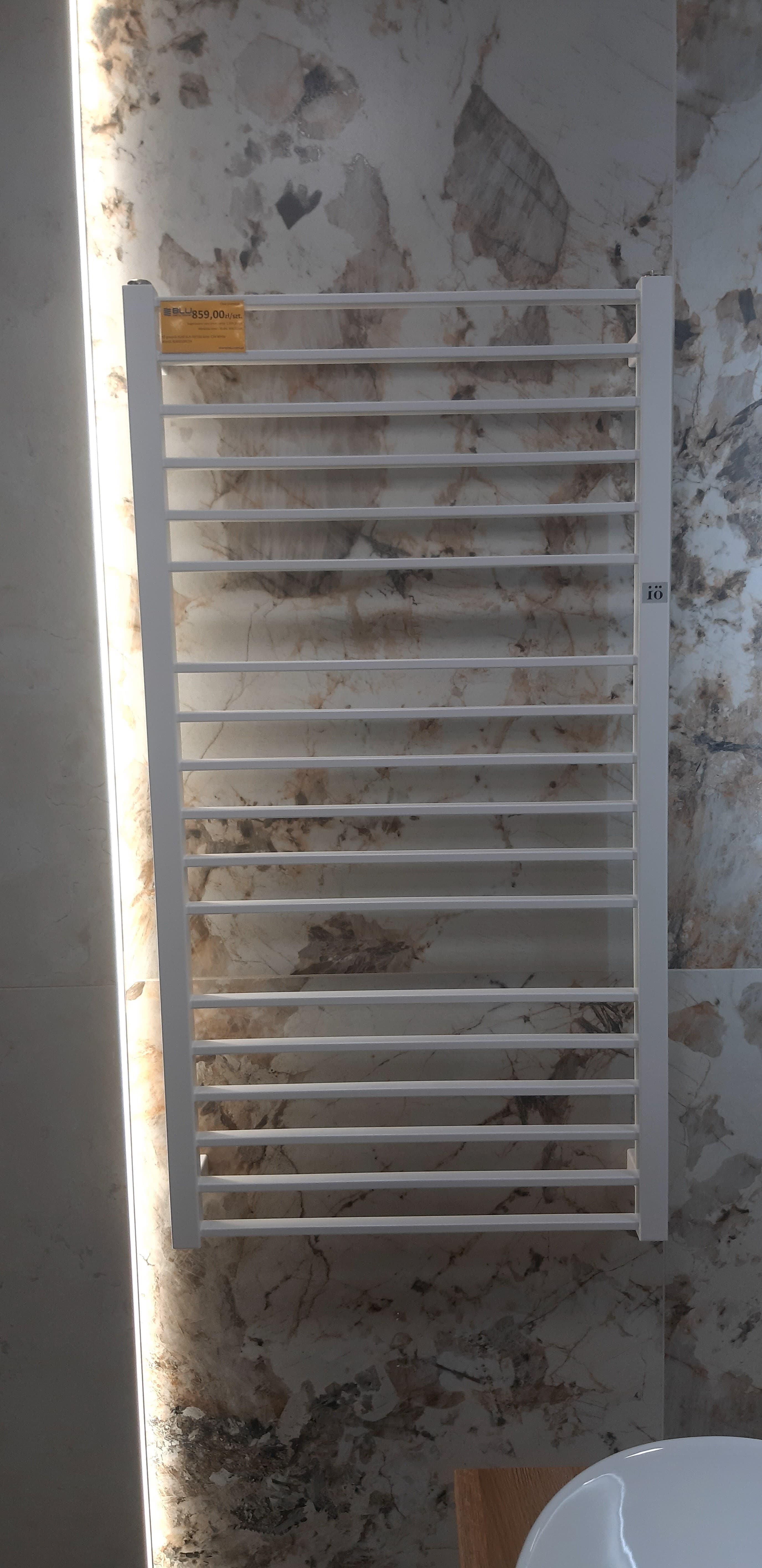 IO grzejnik KLAR KLA-50/100 kolor C34 White Mat  GL.KLA50100C34 *W - Powystawowy Bochnia