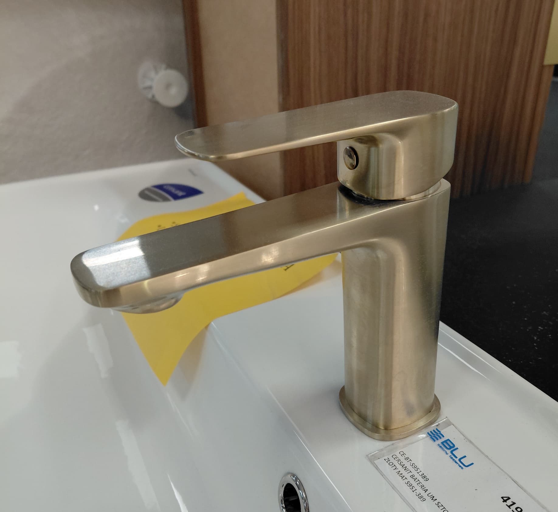 CERSANIT BATERIA UM SZTORCOWA LARGA 1 UCHW ZŁOTY MAT S951-389  **ekspo - Powystawowy Płońsk