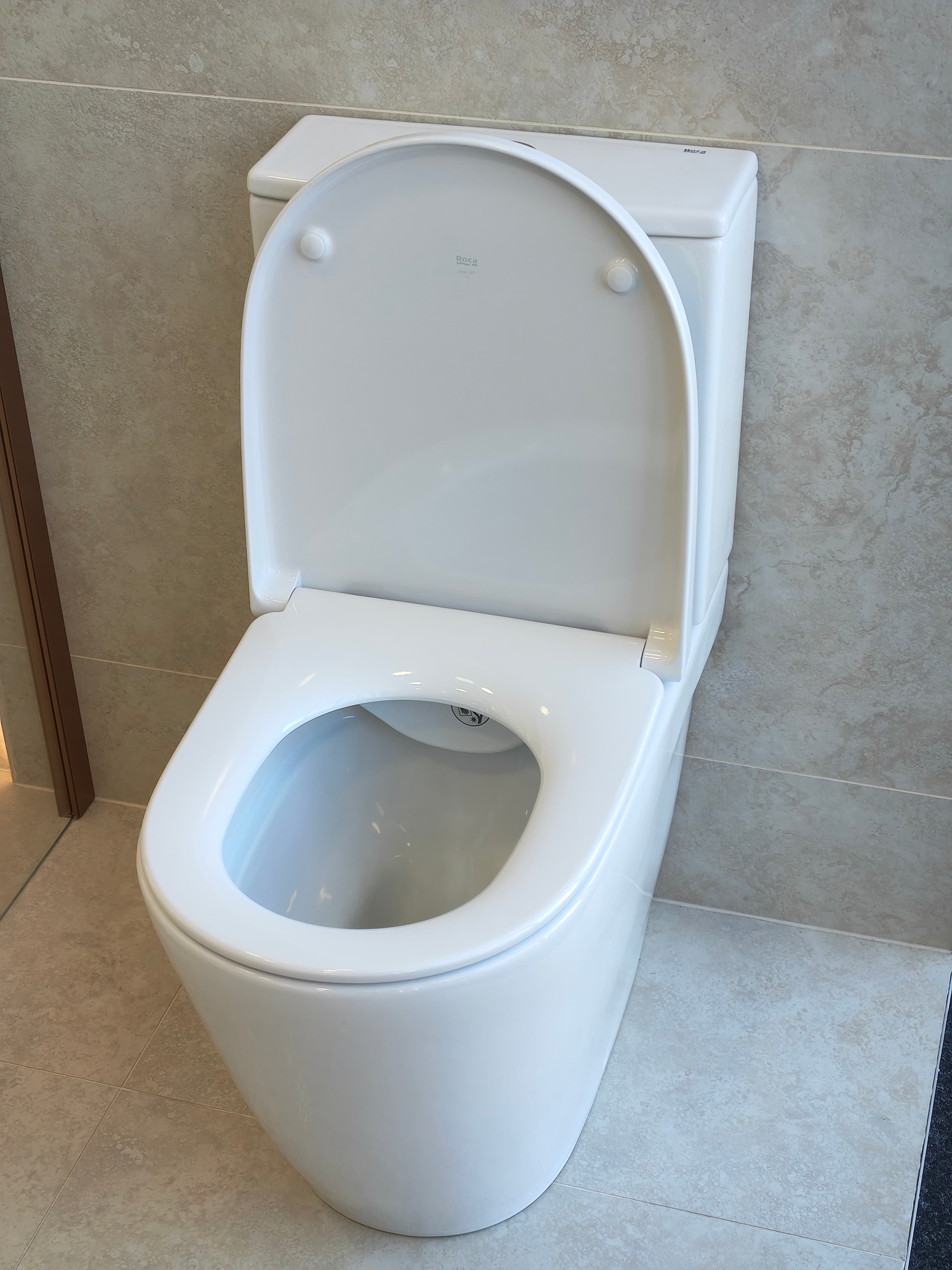 ROCA ONA Miska WC do kompaktu Rimless 60 cm przyścienna  A342688000*12  *12 - Nowy, rozpakowany Poznań