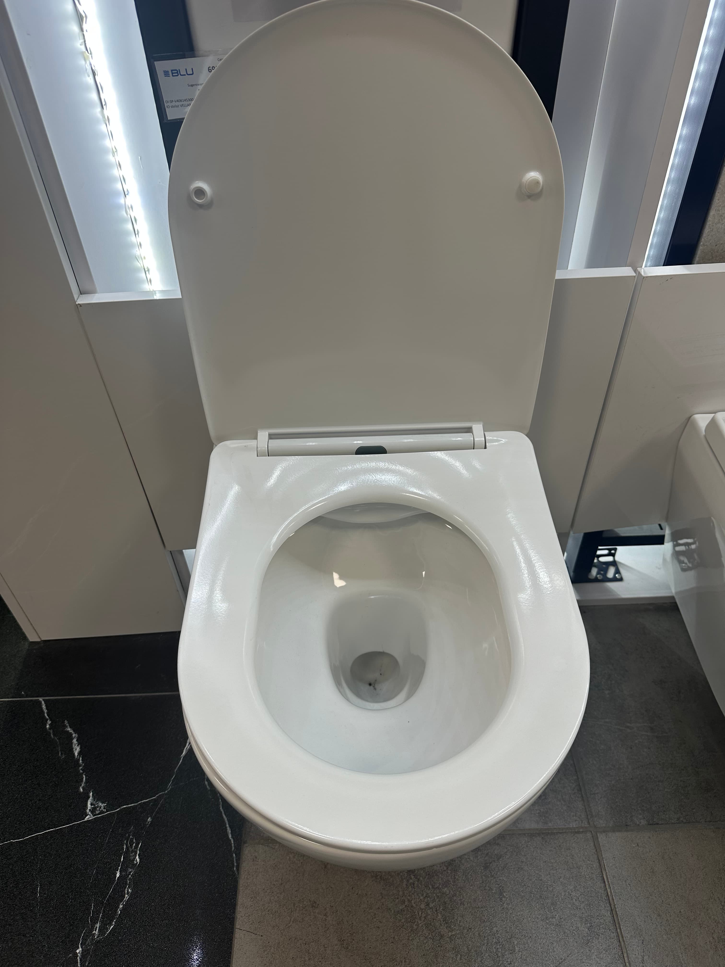 IO FROYA miska wc wisząca Rimless 490x365 mm z deską slim wolnoopadającą z funkcją łatwego wypinania CE.FROWC490 *16*W dostępna na indeksie OI-CS-CEFRO490046ENR.I  **ekspo - Powystawowy Cieszyn
