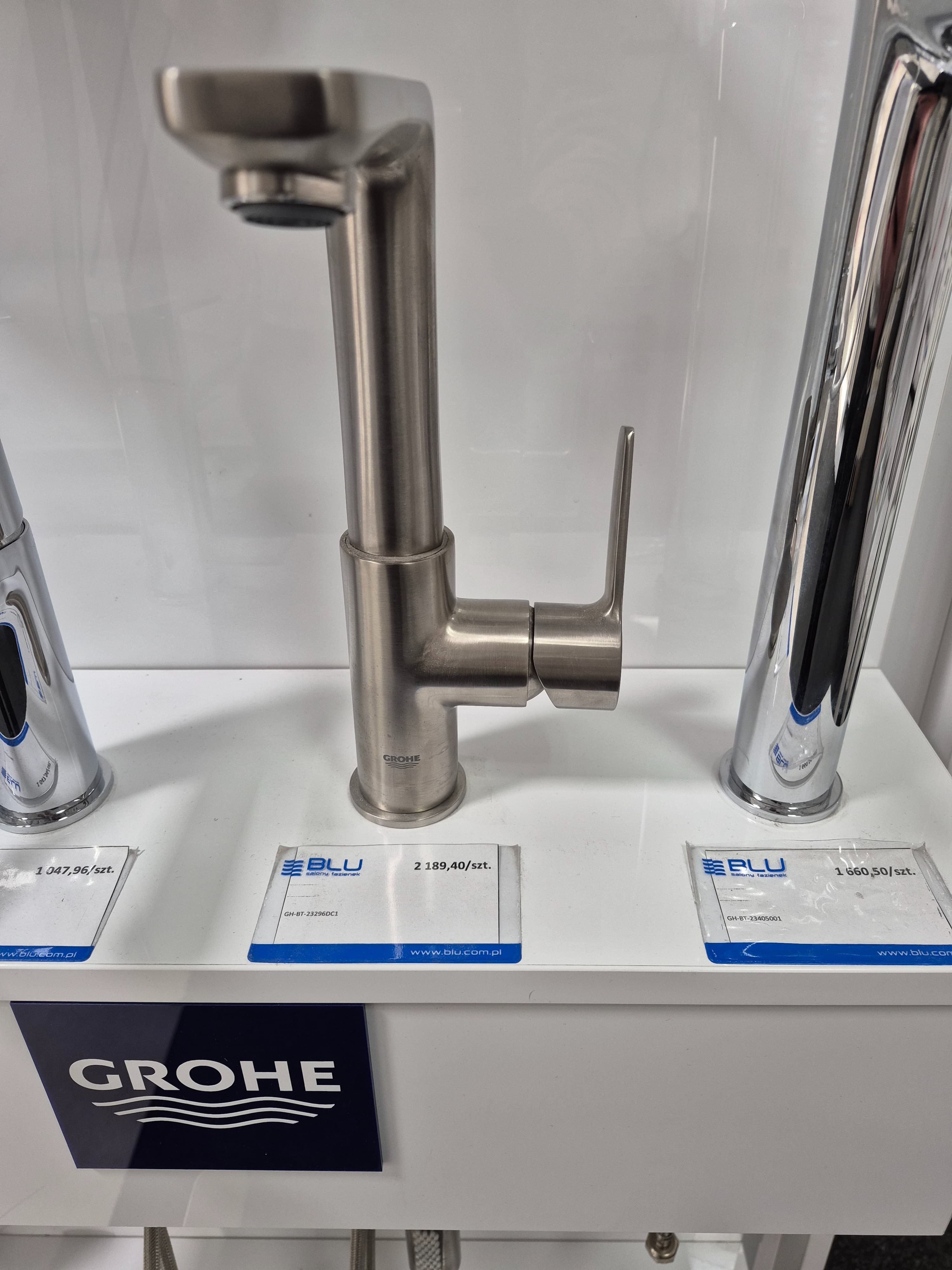 GROHE LINEARE bat.umywalka L stal nierdzewna 23296DC1  **ekspo - Powystawowy Rzeszów