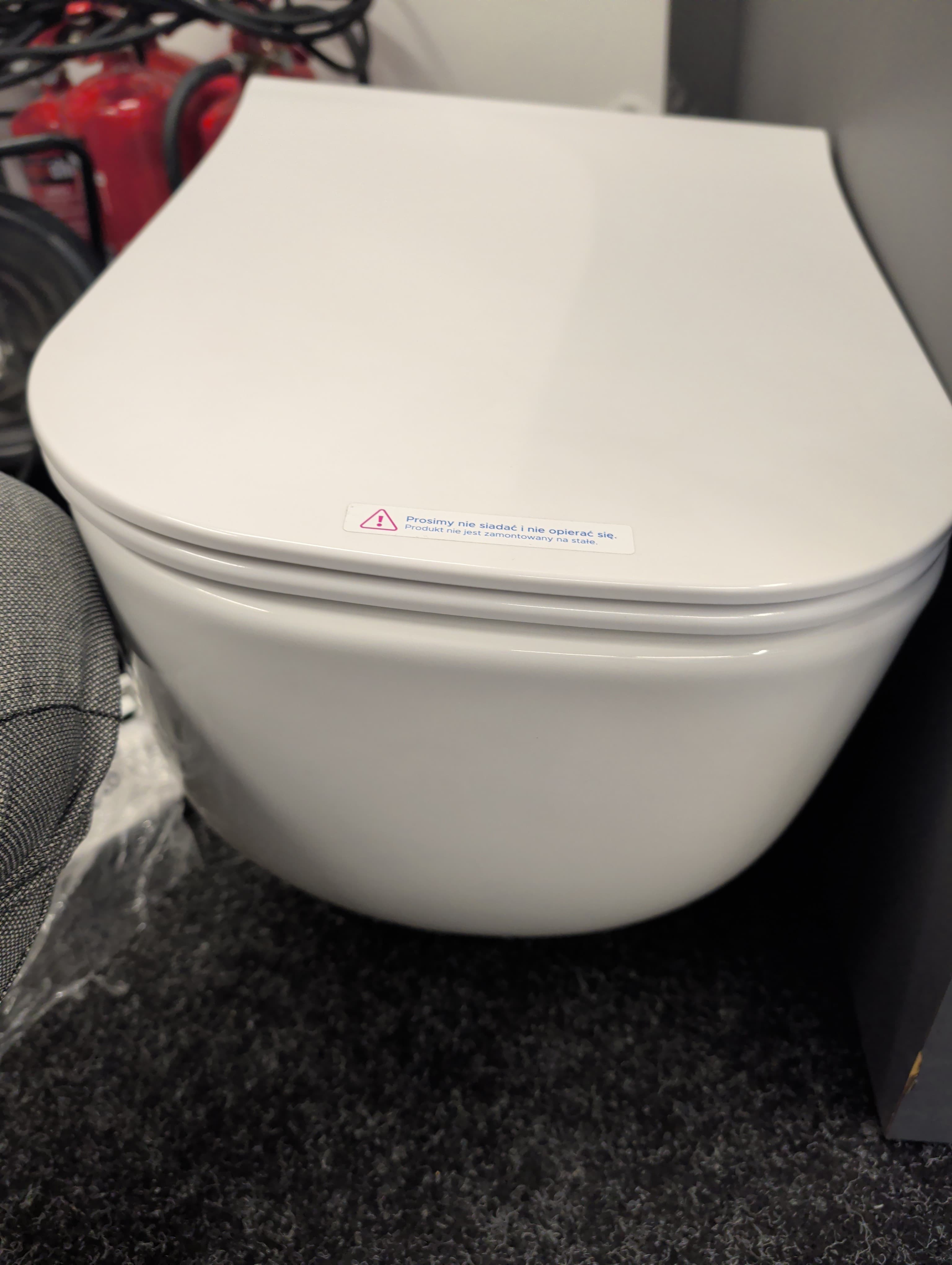 IO MAYO miska wc wisząca Rimless 525x350 mm z deską slim wolnoopadającą z funkcją łatwego wypinania CE.MAYWC525 *16   *W  **ekspo - Powystawowy BLU Salon Łazienek Jelenia Góra
