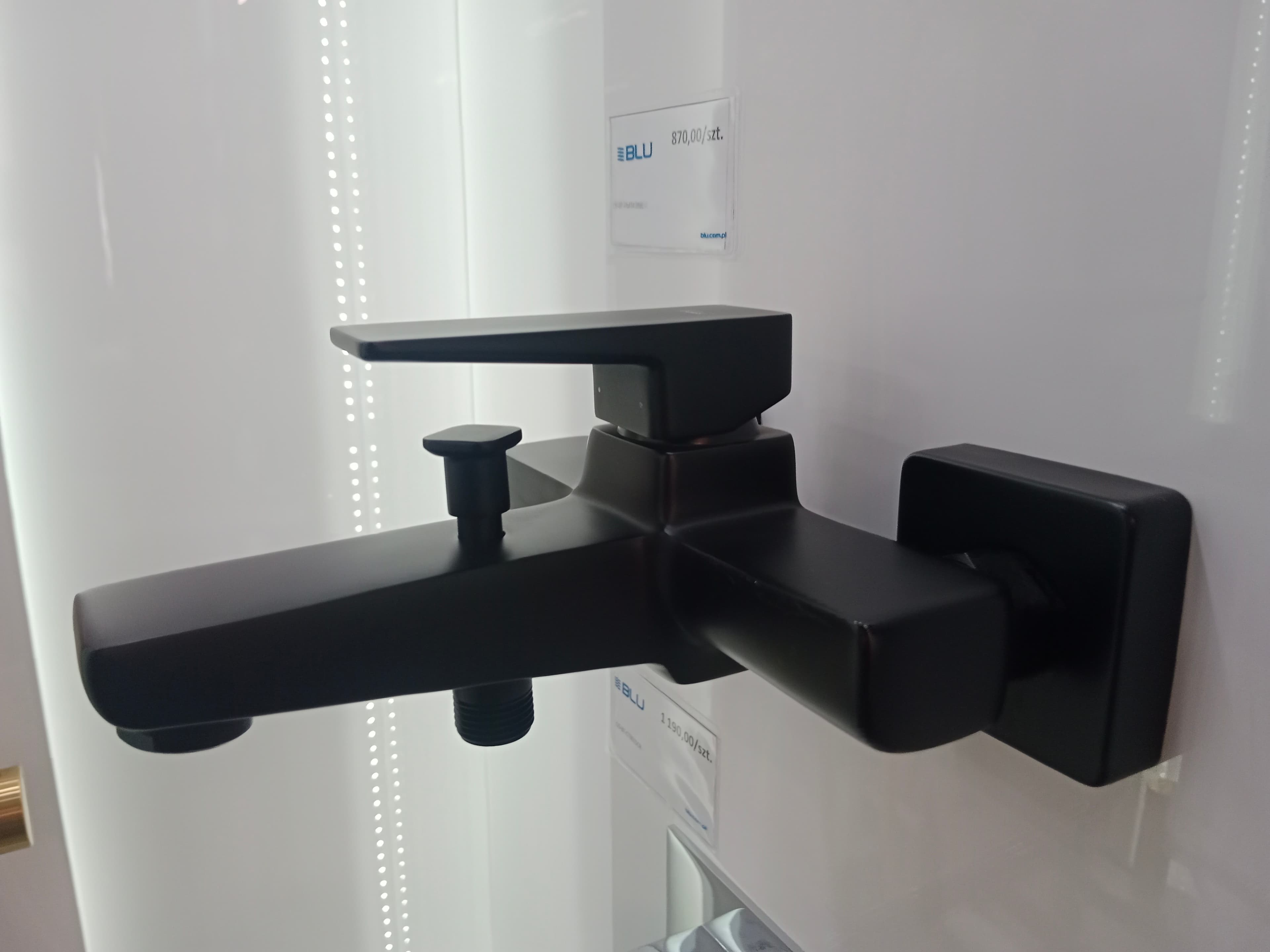 OMNIRES PARMA bateria wannowa PM7430BL czarny mat - Powystawowy Zamość
