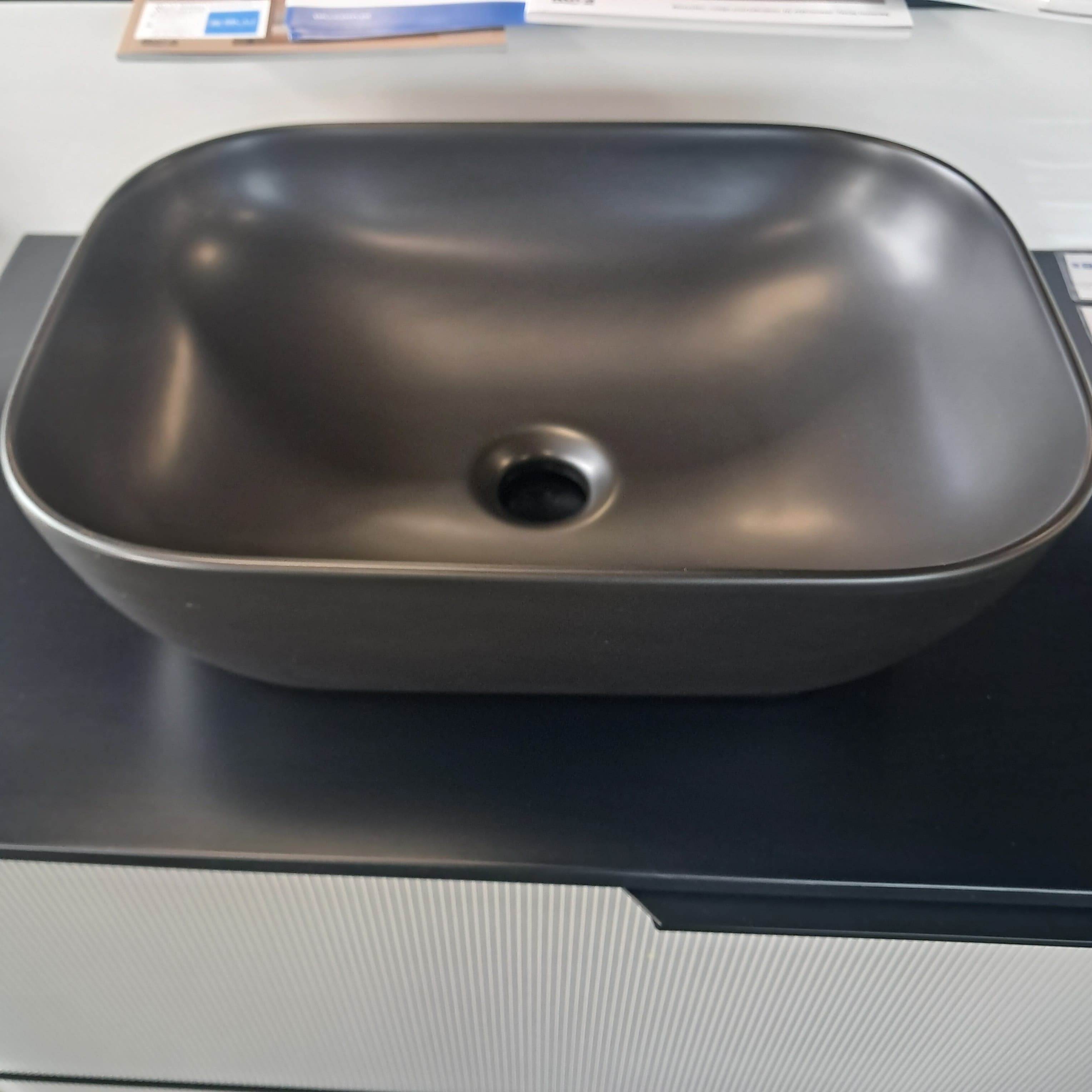 ELITA  RE040460037160   145058  UMYWALKA RENI 46x33 BLAT, CERAM BLACK MATT   *46  **ekspo - Powystawowy Włocławek