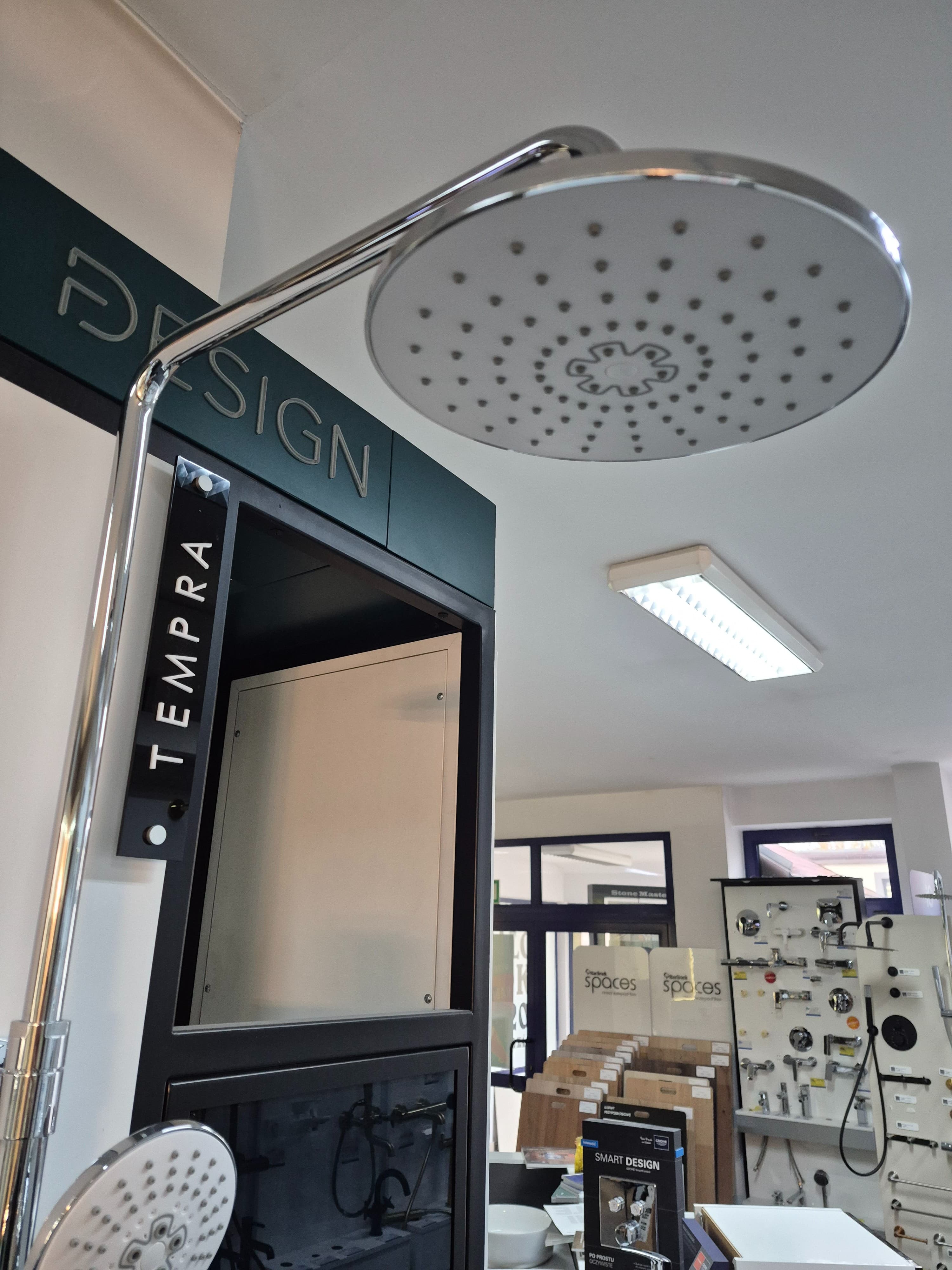 FDESIGN TEMPRA System natryskowy natynkowy chrom / biały FD5-TMP-7U-13 - Powystawowy Ostrowiec Świętokrzyski