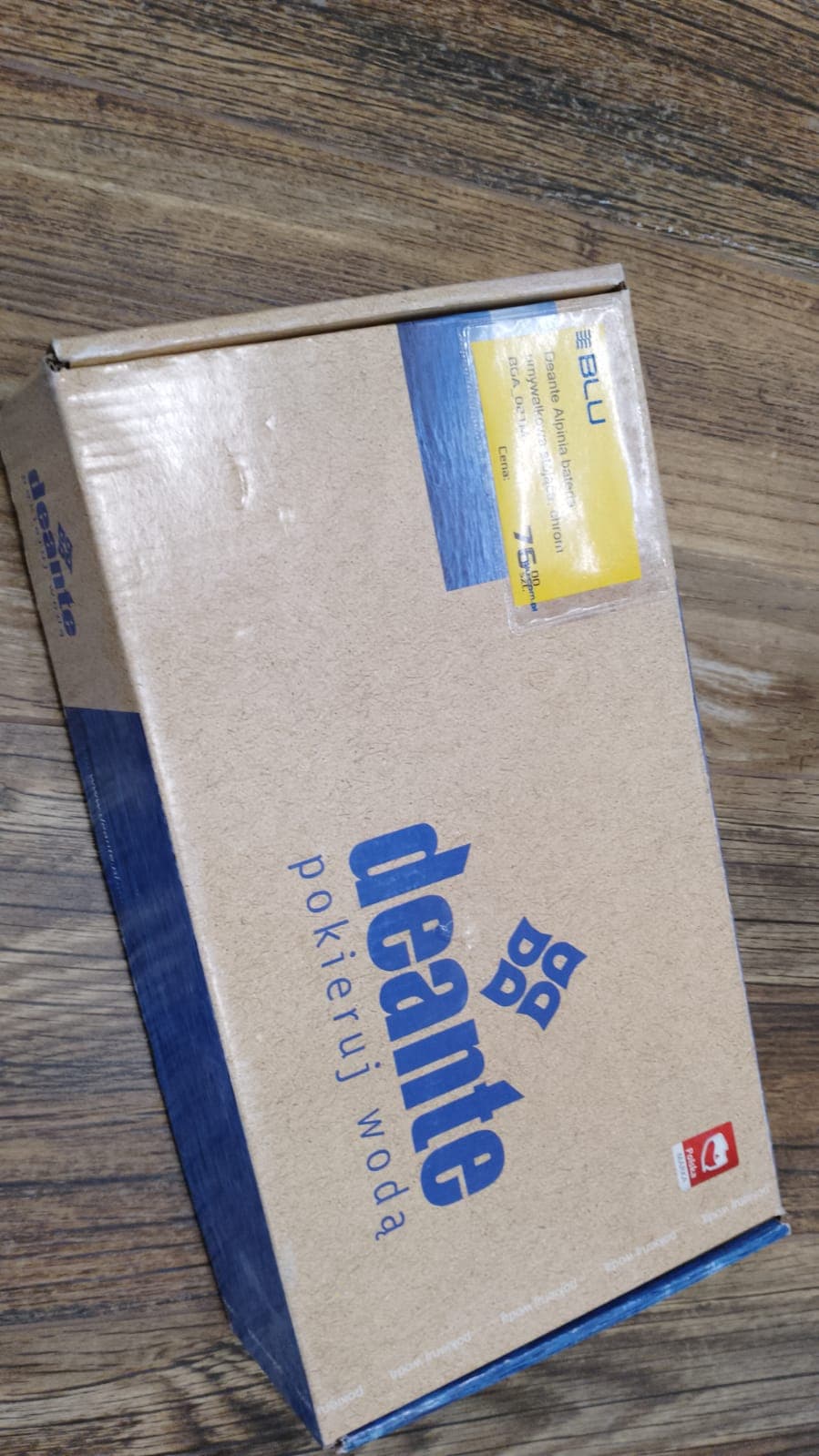 DEANTE  ALPINIA BAT. CHROM UMYWALKOWA STOJĄCA Z KORKIEM CLICK-CLACK Z PRZELEWEM  BGA 021M - Nowy Kalisz