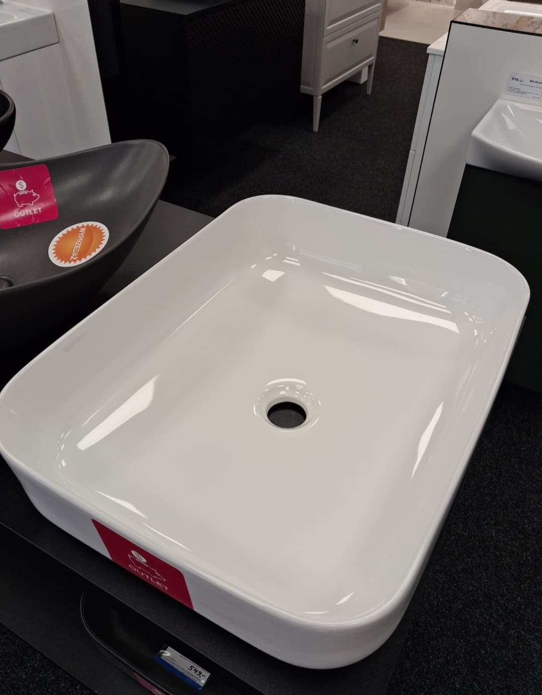 ELITA  RE040500058060   145042  UMYWALKA NOMIA 50x39 BLAT, CERAM WHITE   *54 - Powystawowy Szczecin