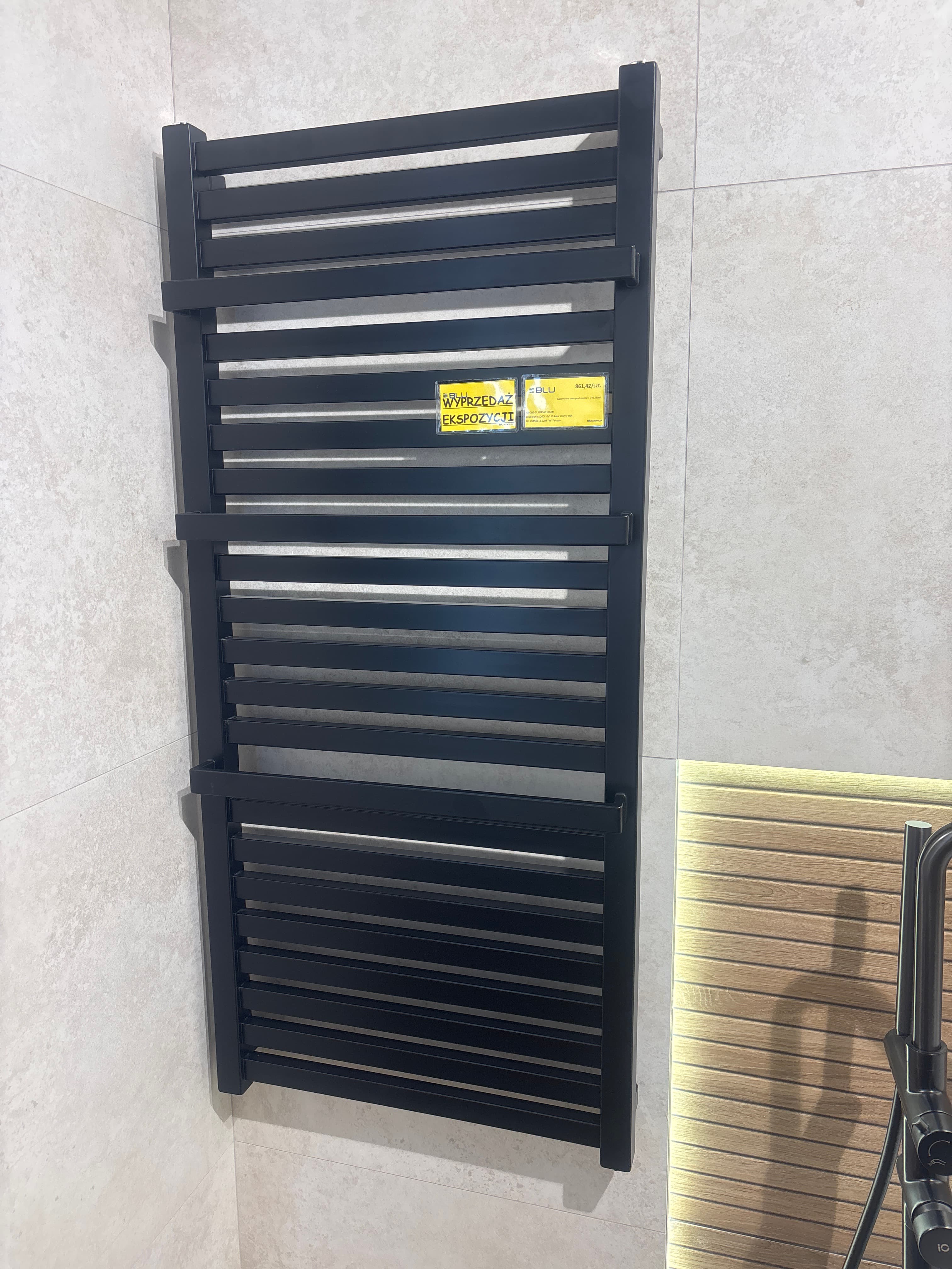 IO grzejnik SORO 55/115 kolor czarny mat GL.SOR55115.CZM *W  **ekspo - Powystawowy Warszawa
