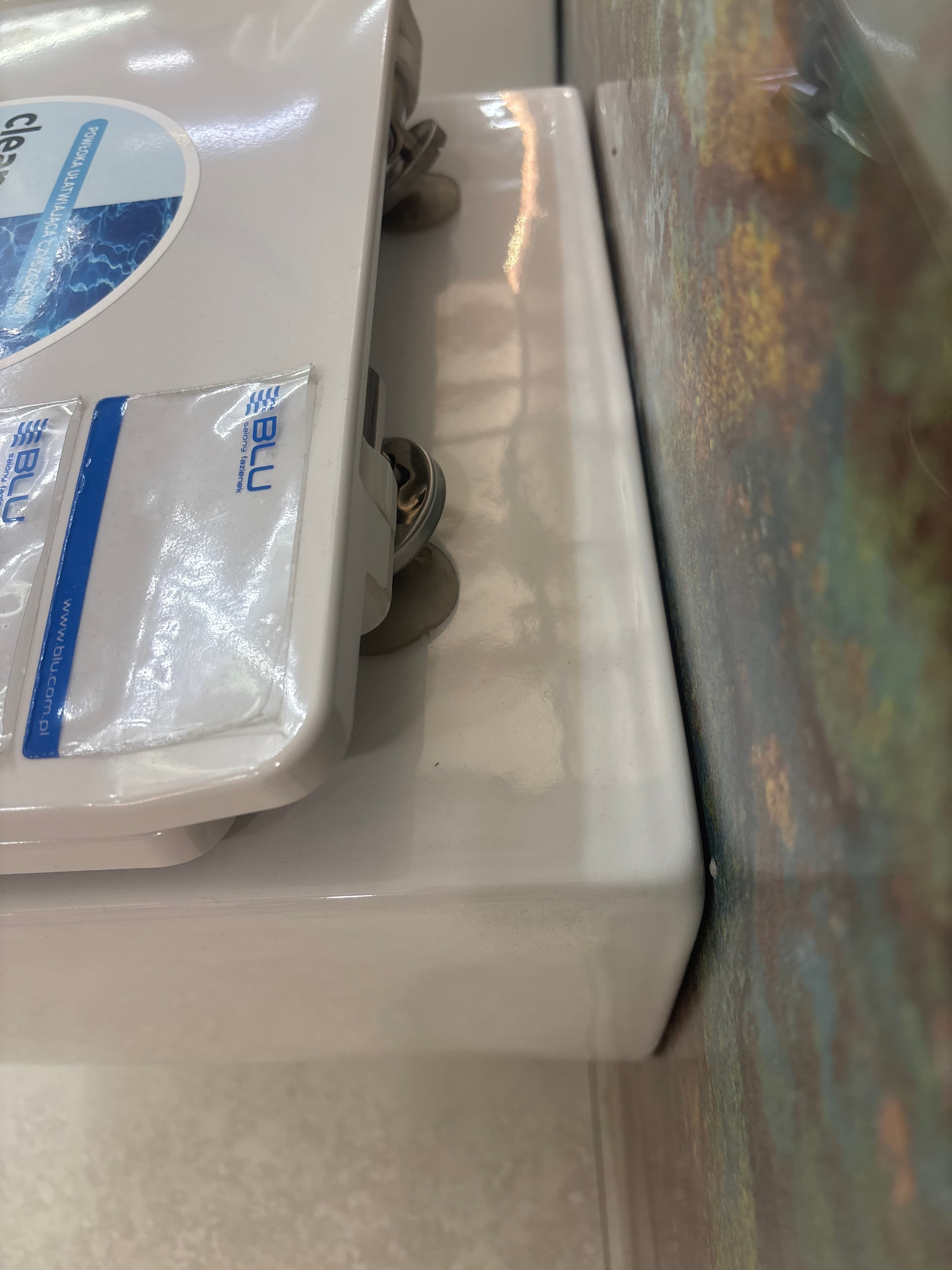 IO ELBA Miska wisząca WC biała Rimless 490x359 mm z funkcją bidetu DUAL SYSTEM powłoka CLEAN PLUS+  AZMW/BELB.1417.01.128 *18 *W  **ekspo - Powystawowy Warszawa