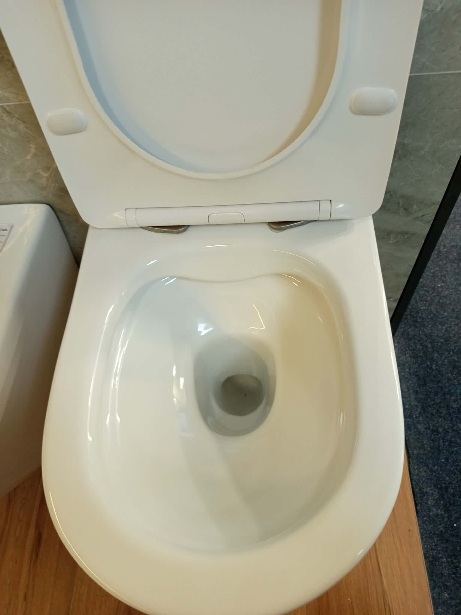 IO FROYA miska wc wisząca Rimless 490x365 mm z deską slim wolnoopadającą z funkcją łatwego wypinania CE.FROWC490 *16*W dostępna na indeksie OI-CS-CEFRO490046ENR.I  **ekspo - Powystawowy Ciechanów
