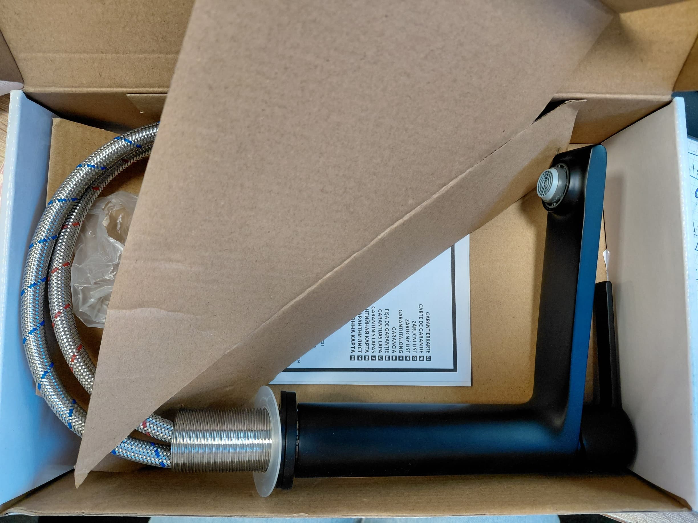 CERSANIT BATERIA UMYWALKOWA SZTORCOWA VIRGO CZARNA S951-589  **ekspo - Nowy, rozpakowany Płońsk