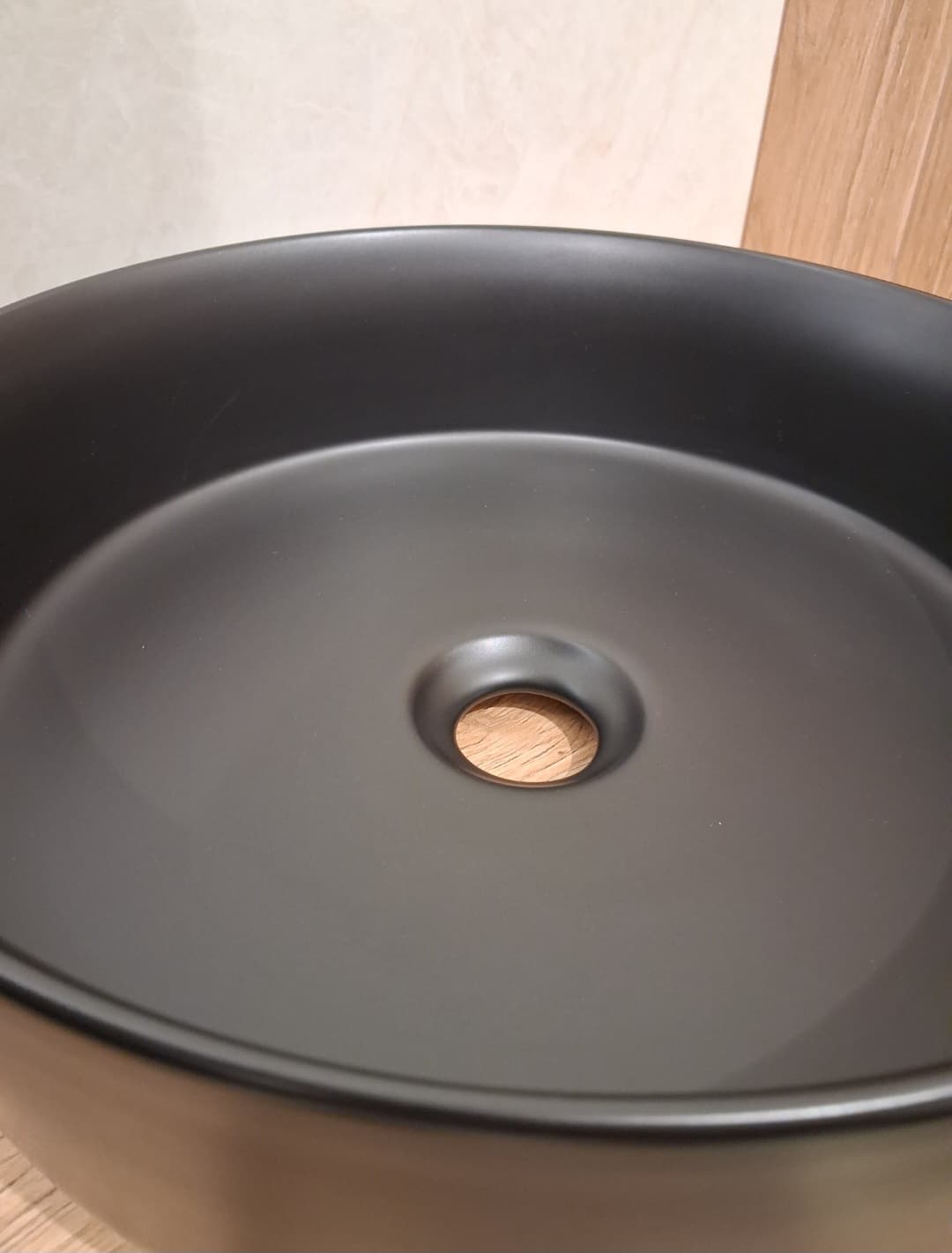 IO HOPI BLACK umywalka nablatowa okrągła 370x370x120 mm bez przelewu CE.HOP.BL.UM370 *24 *W  **ekspo - Powystawowy Szczecin