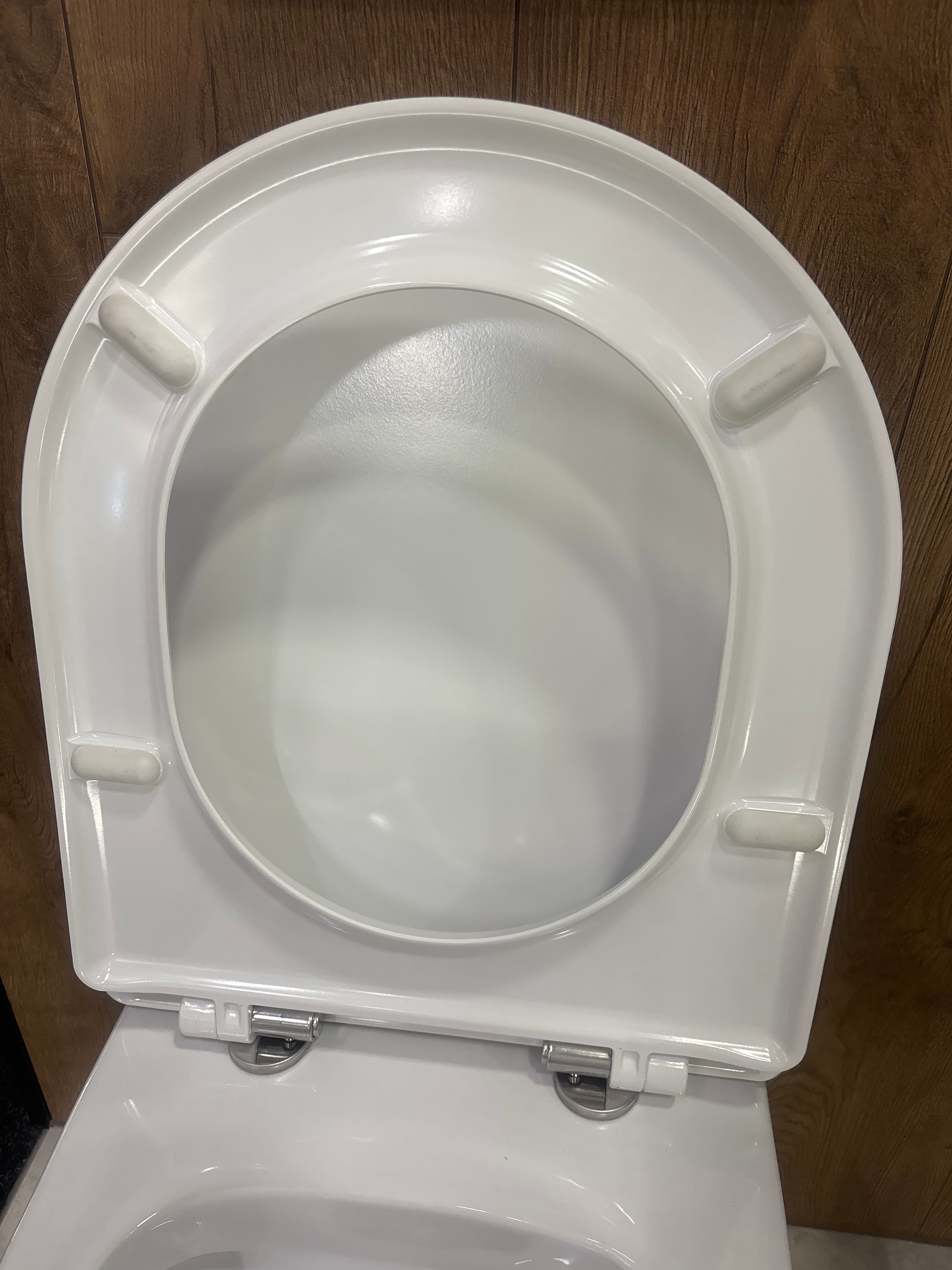 IO ELBA SLIM deska wc duroplast wolnoopadająca zawias metalowy z funkcją łatwego wypinania, biała AZDWSELB.795.011 *W  **ekspo - Powystawowy Warszawa