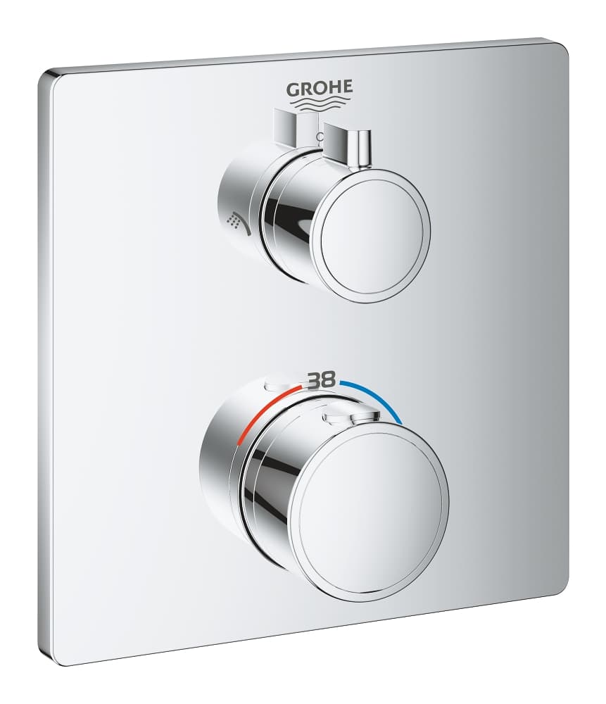 GROHE 24079000 Grohtherm bat.prysznicowa do obsługi 2 wyjść wody  **ekspo - Powystawowy Warszawa