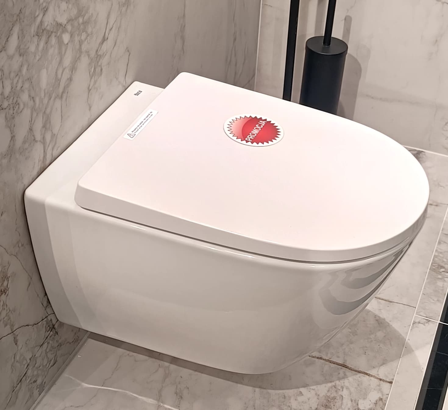 ROCA ONA ZESTAW Miska wc podwieszana Rimless + deska wolnoopadająca duroplast  A34H688000  *12 - Powystawowy Zielona Góra