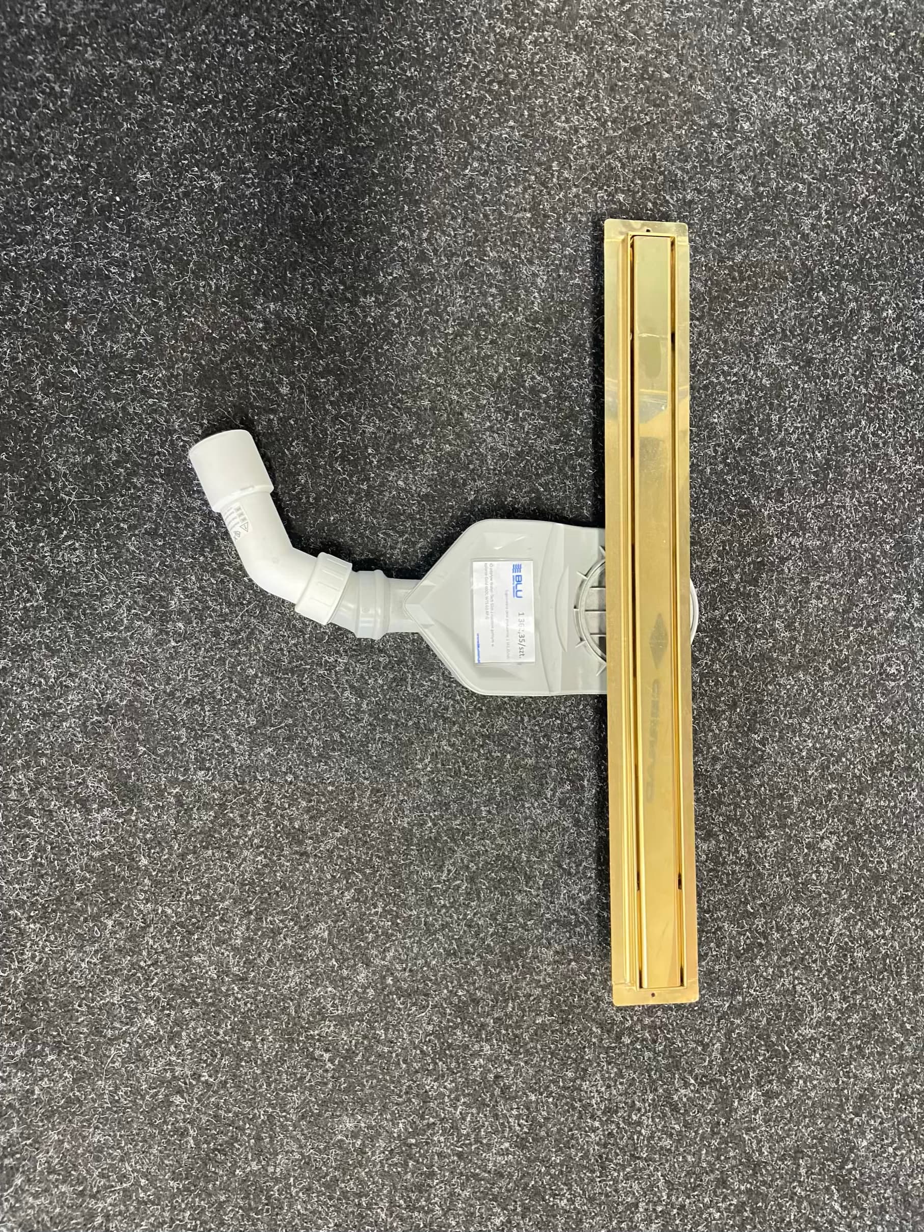 IO odpływ Water-Tech Slim z rusztem pełnym w kolorze Gold 60  OL.WTS.60.RP.G  **ekspo - Powystawowy Dębica