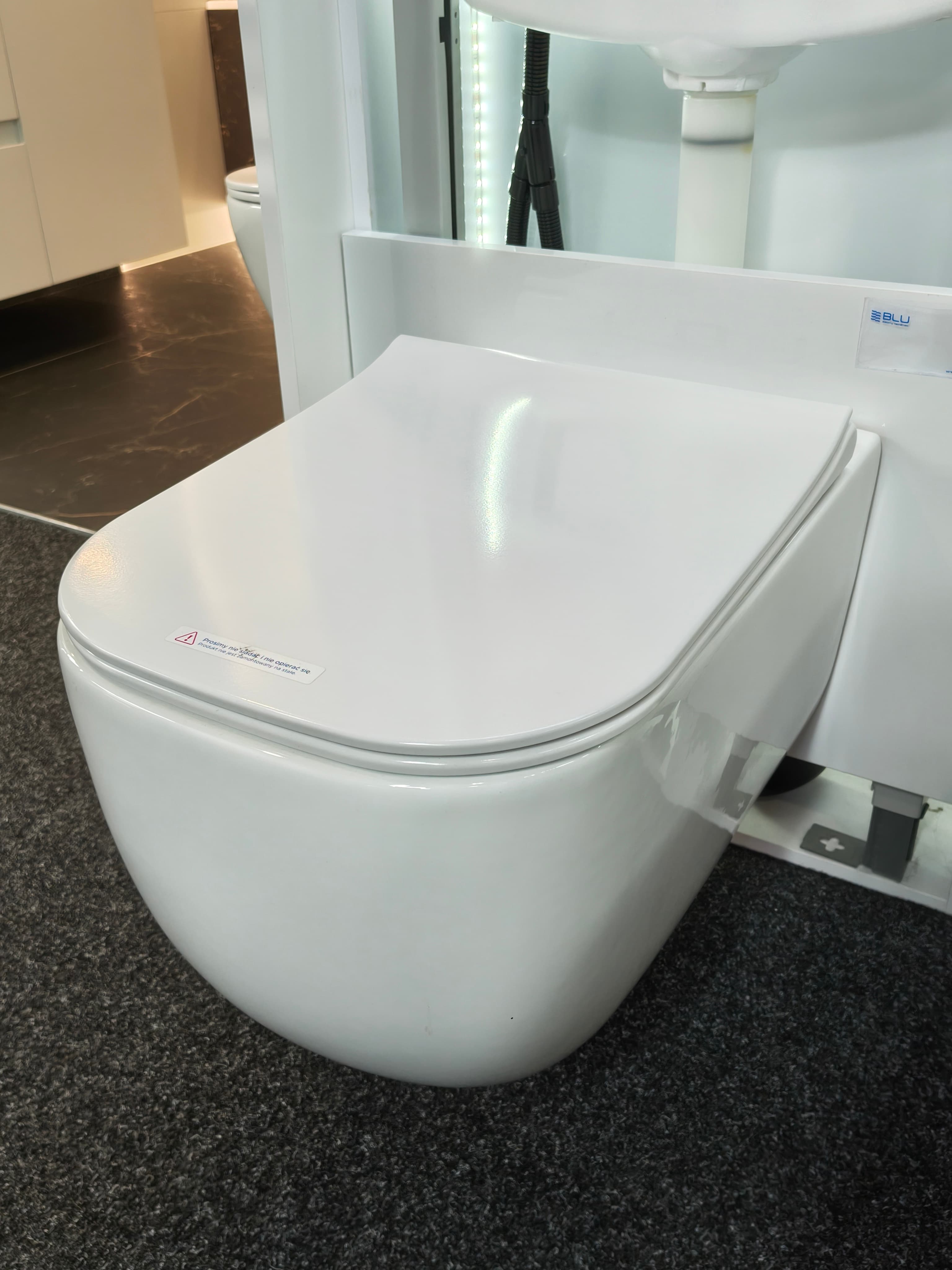 IO MAYO miska wc wisząca Rimless 525x350 mm z deską slim wolnoopadającą z funkcją łatwego wypinania CE.MAYWC525 *16   *W  **ekspo - Powystawowy Poznań