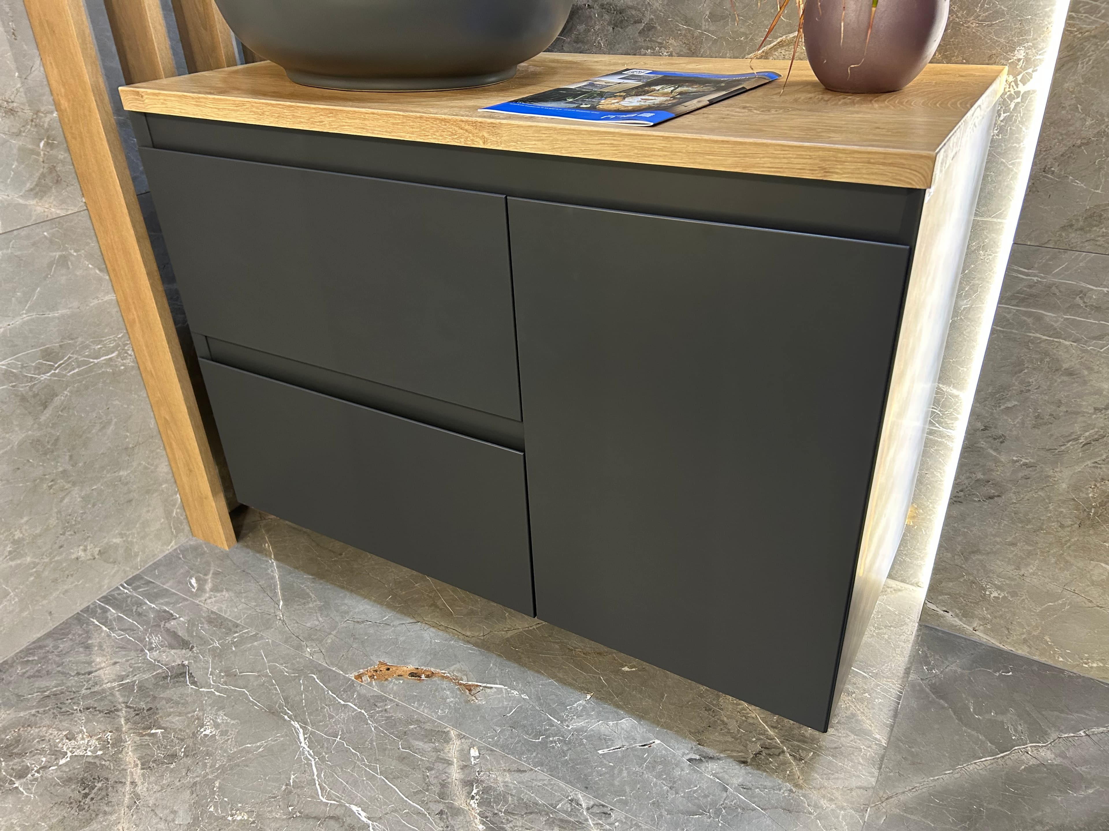 ELITA  RE011006056010   168150  SZAFKA SPLIT 100 2S L CARGO ANTHRACITE MATT PDW   *4 - Powystawowy Chełm