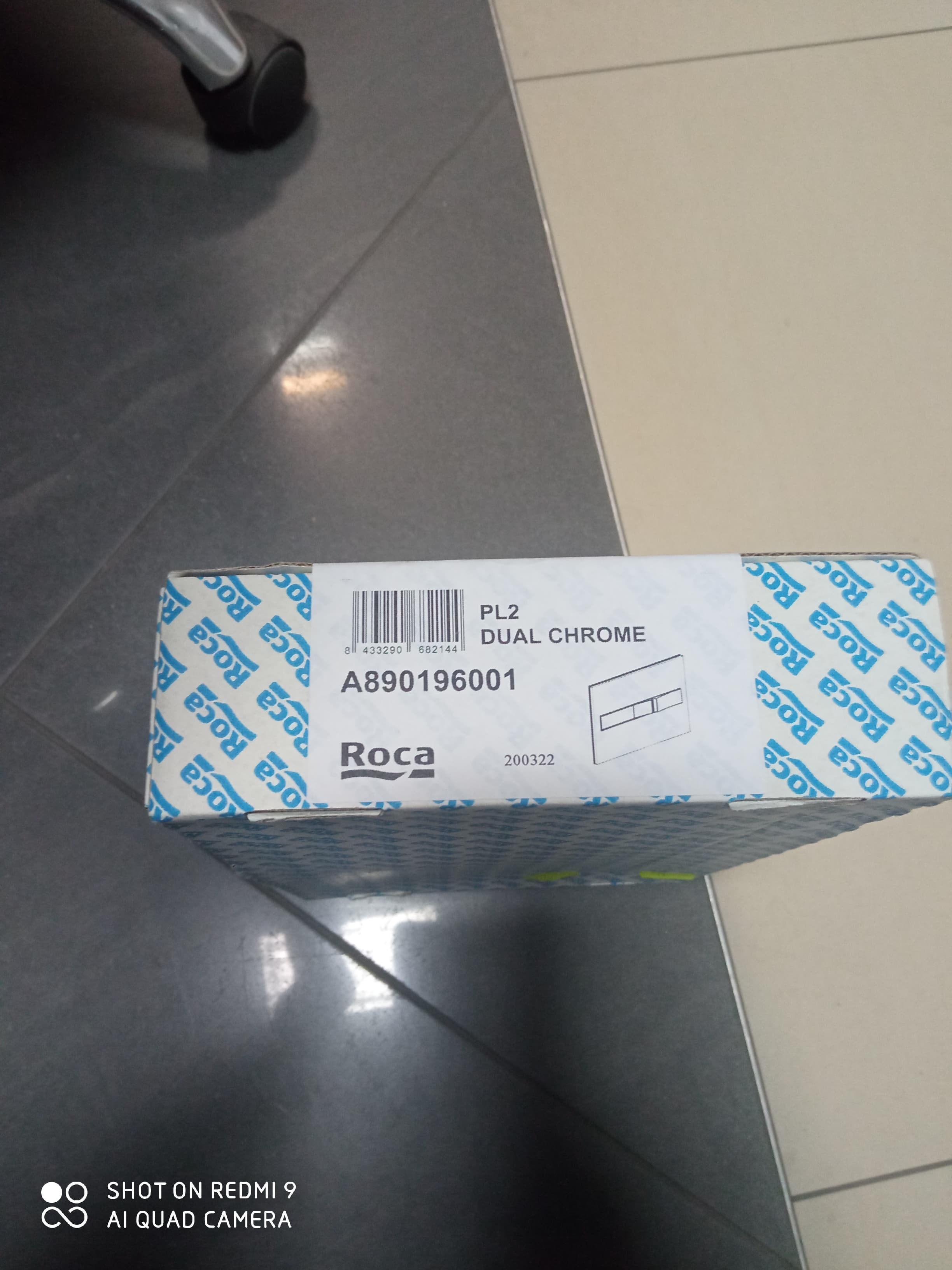ROCA przycisk PL2  2-funkcyjny chrom do duplo one  A890196001  *1 - Powystawowy Giżycko