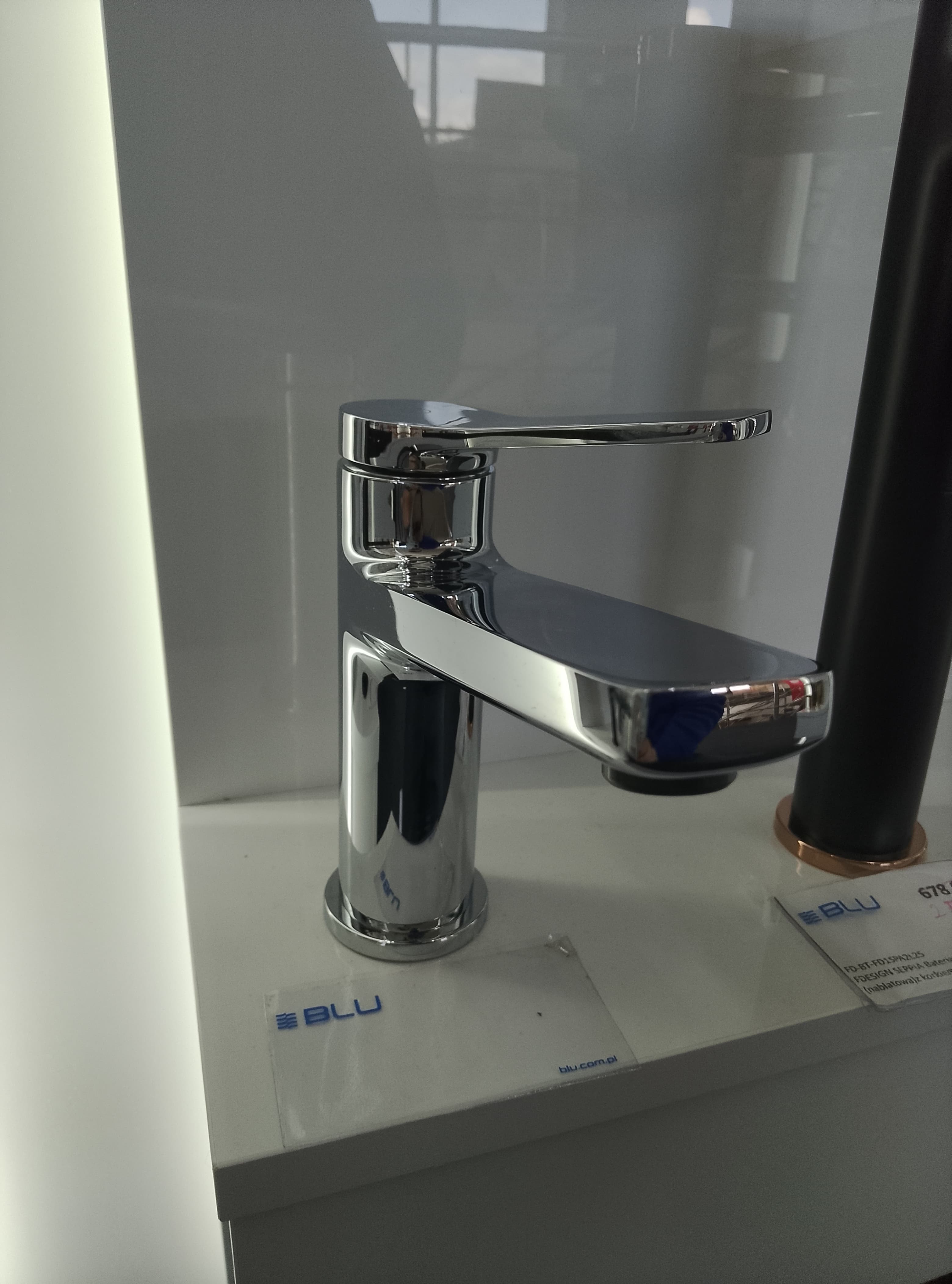 FDESIGN SEPPIA Bateria umywalkowa stojąca  w komplecie z korkiem click-clack chrom FD1-SPA-2-11 - Powystawowy Kalisz