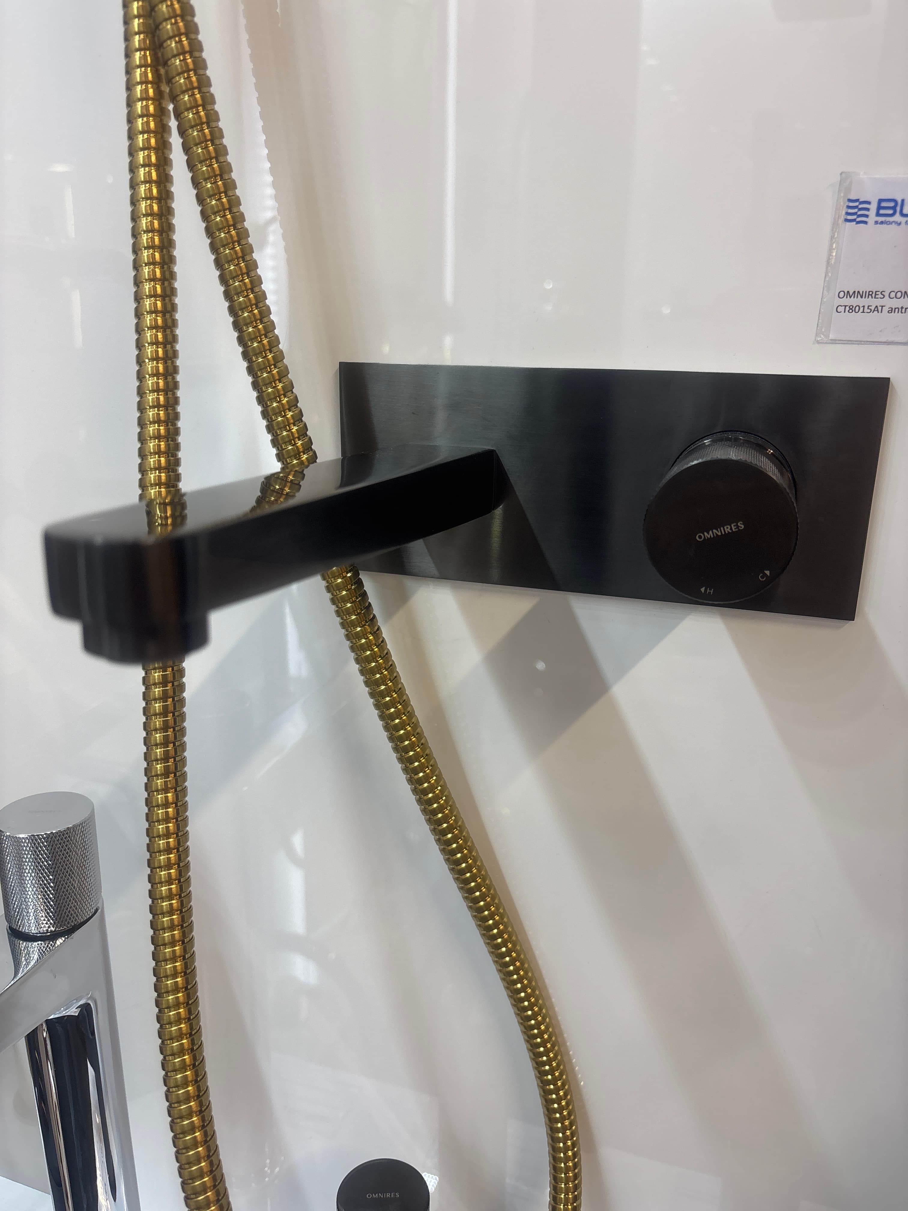 OMNIRES CONTOUR bateria umywalkowa podtynkowa CT8015AT antracyt - Powystawowy Warszawa