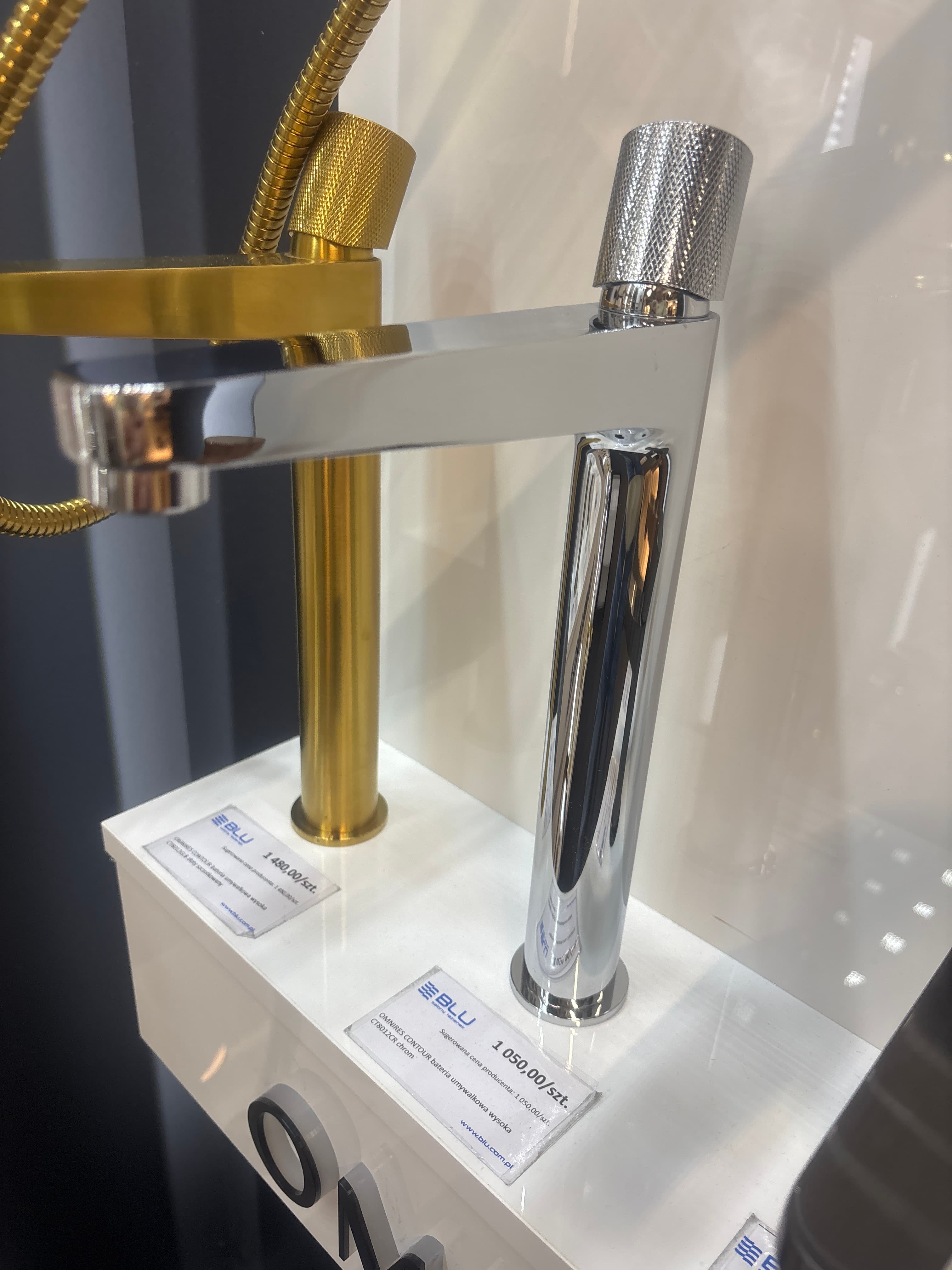 OMNIRES CONTOUR bateria umywalkowa wysoka CT8012CR chrom  **ekspo - Powystawowy Warszawa