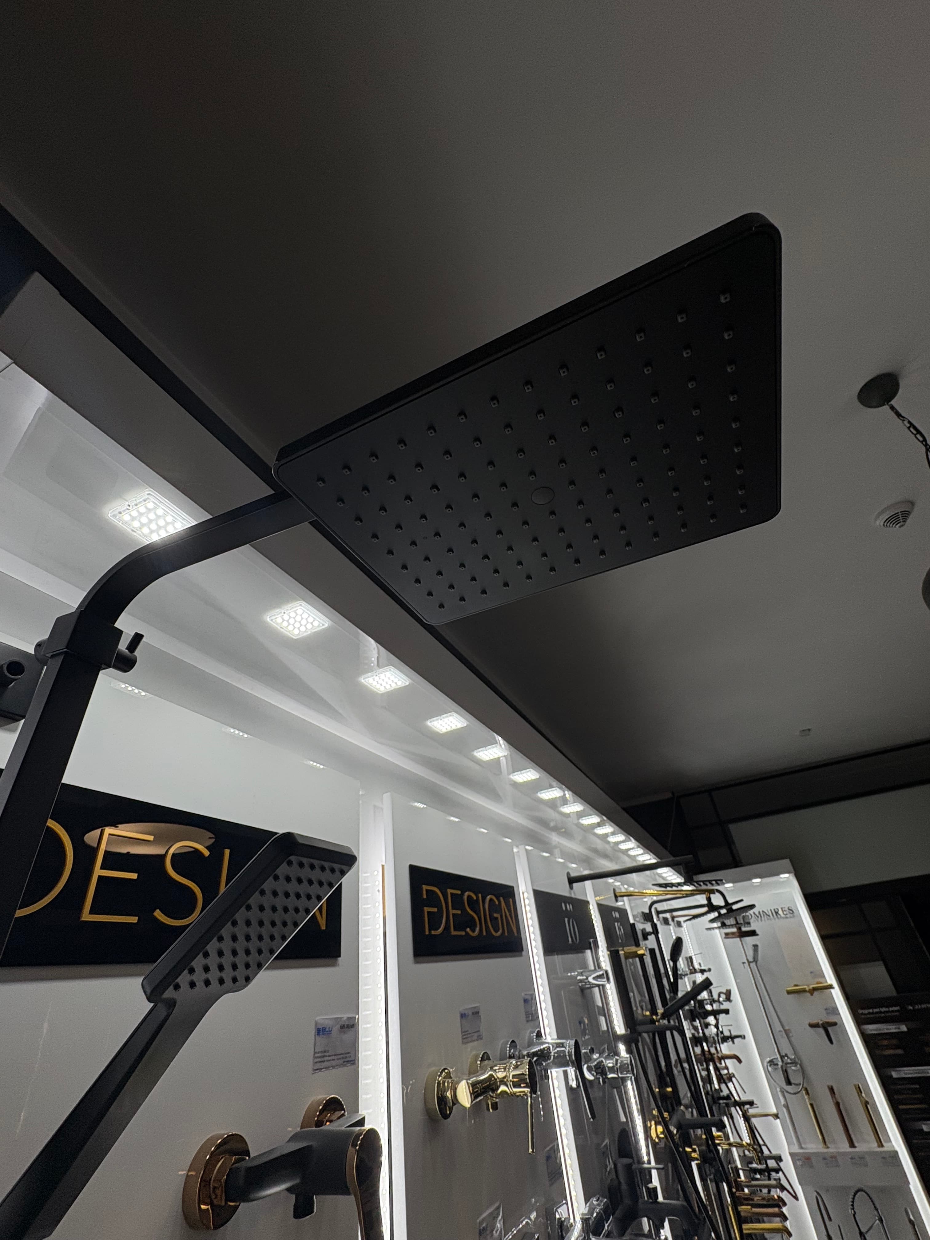 FDESIGN ORIGIO System natryskowy natynkowy czarny FD5-ORG-7U-22 - Powystawowy Gniezno