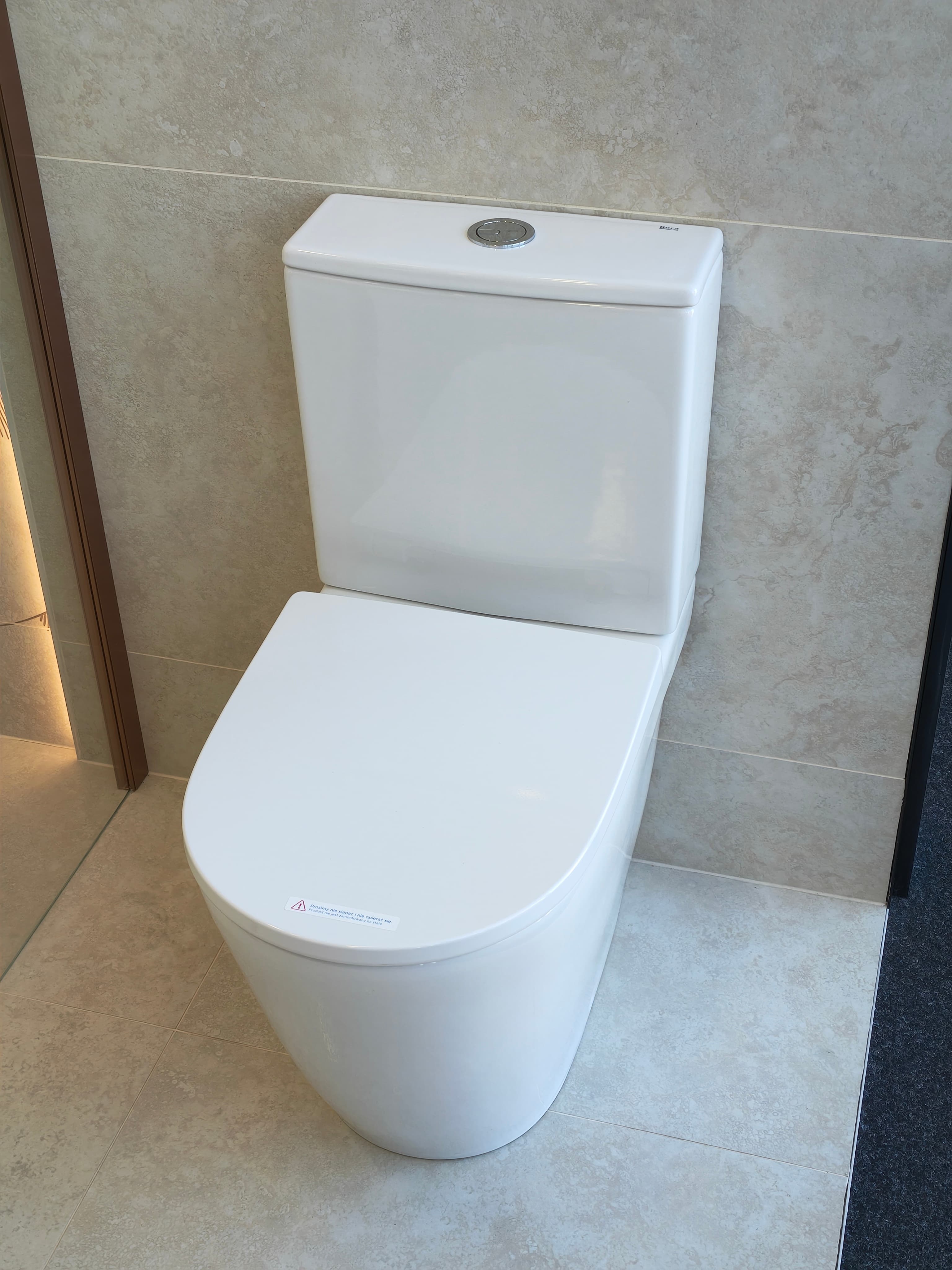 ROCA ONA Miska WC do kompaktu Rimless 60 cm przyścienna  A342688000*12  *12 - Nowy, rozpakowany Poznań