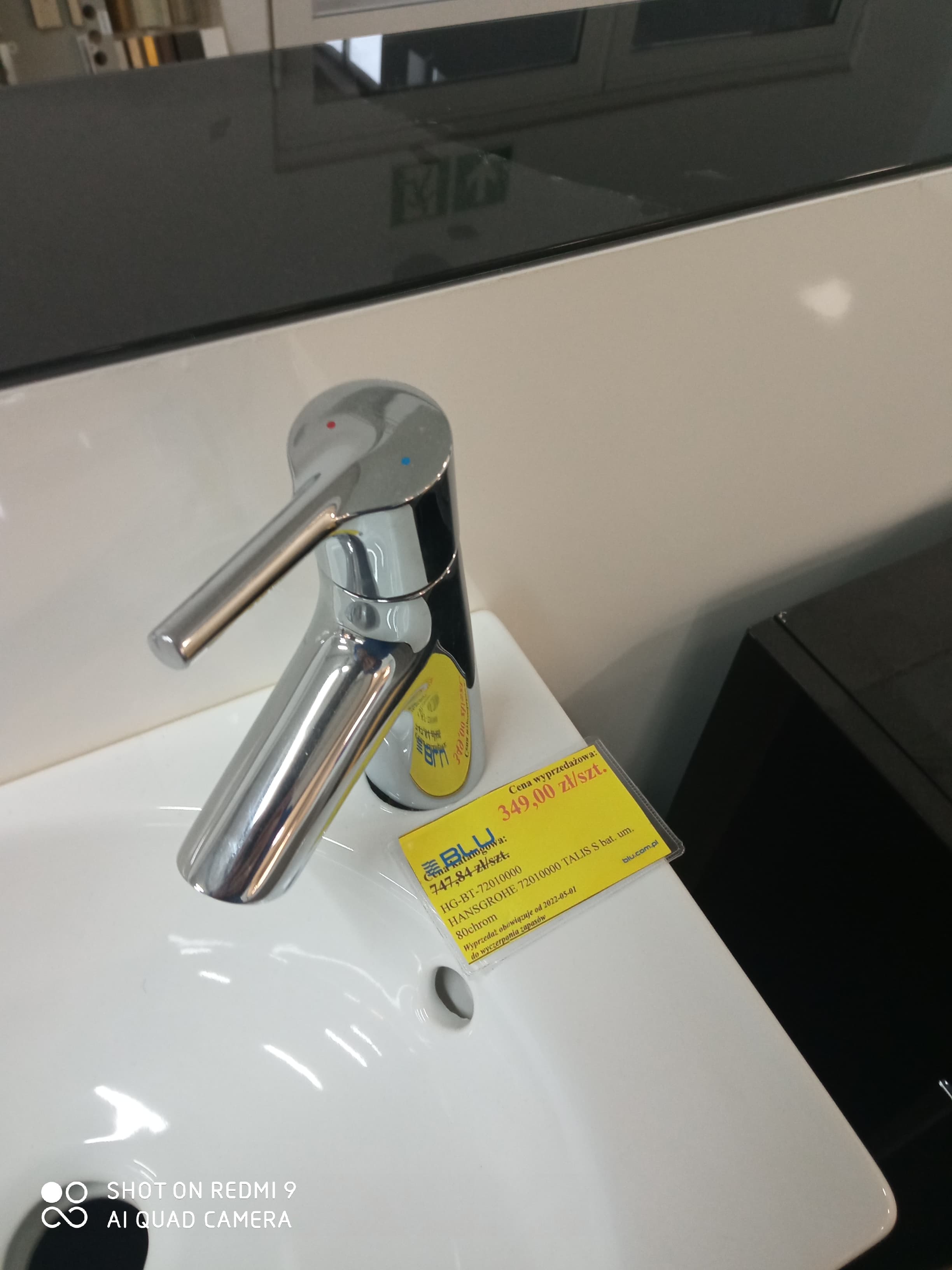 HANSGROHE 72010000 TALIS S bat. um. 80  chrom Chrom  **ekspo - Powystawowy Giżycko
