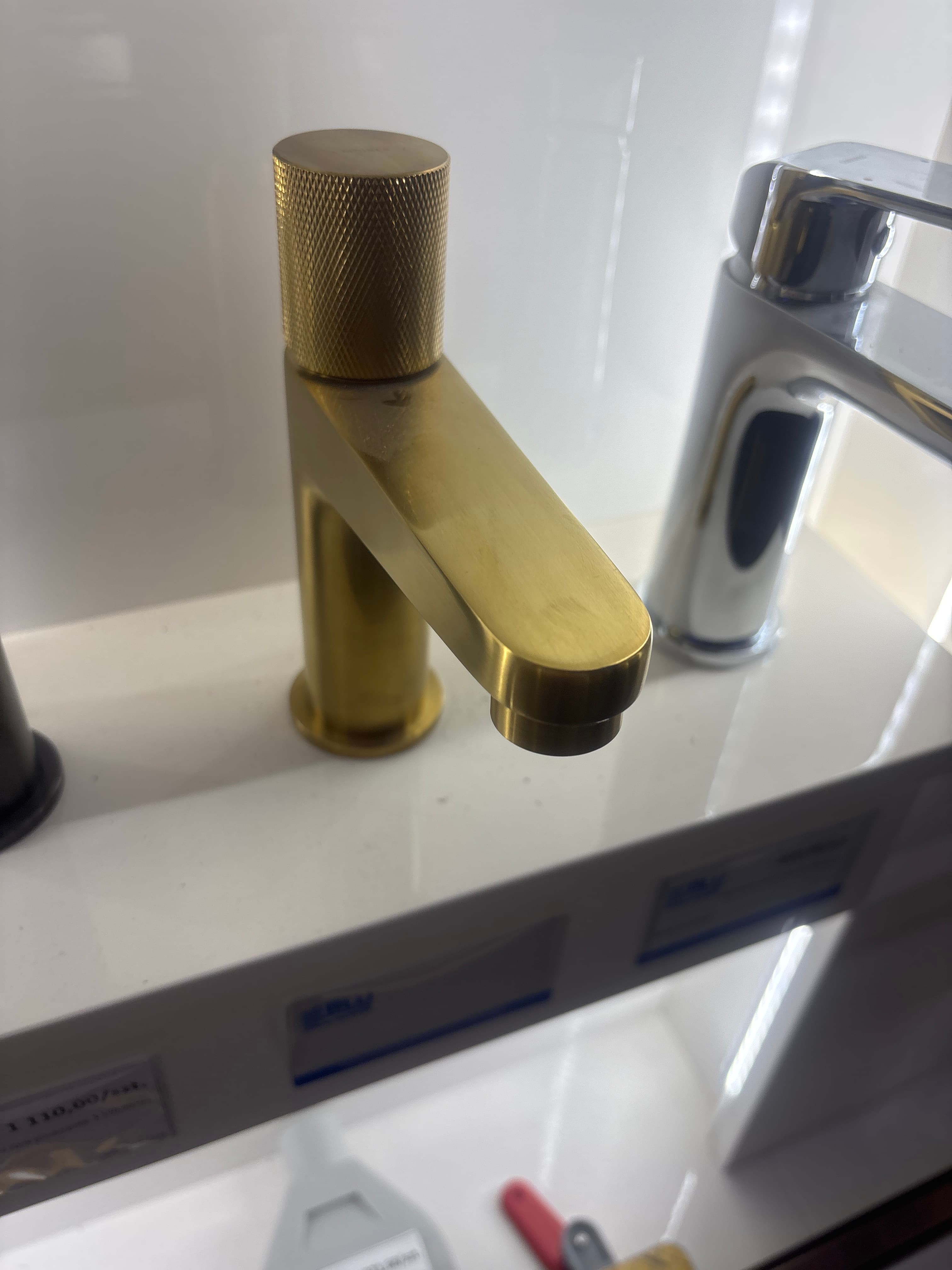 OMNIRES CONTOUR bateria umywalkowa CT8010GLB złoty szczotkowany - Powystawowy Łódź Pojezierska