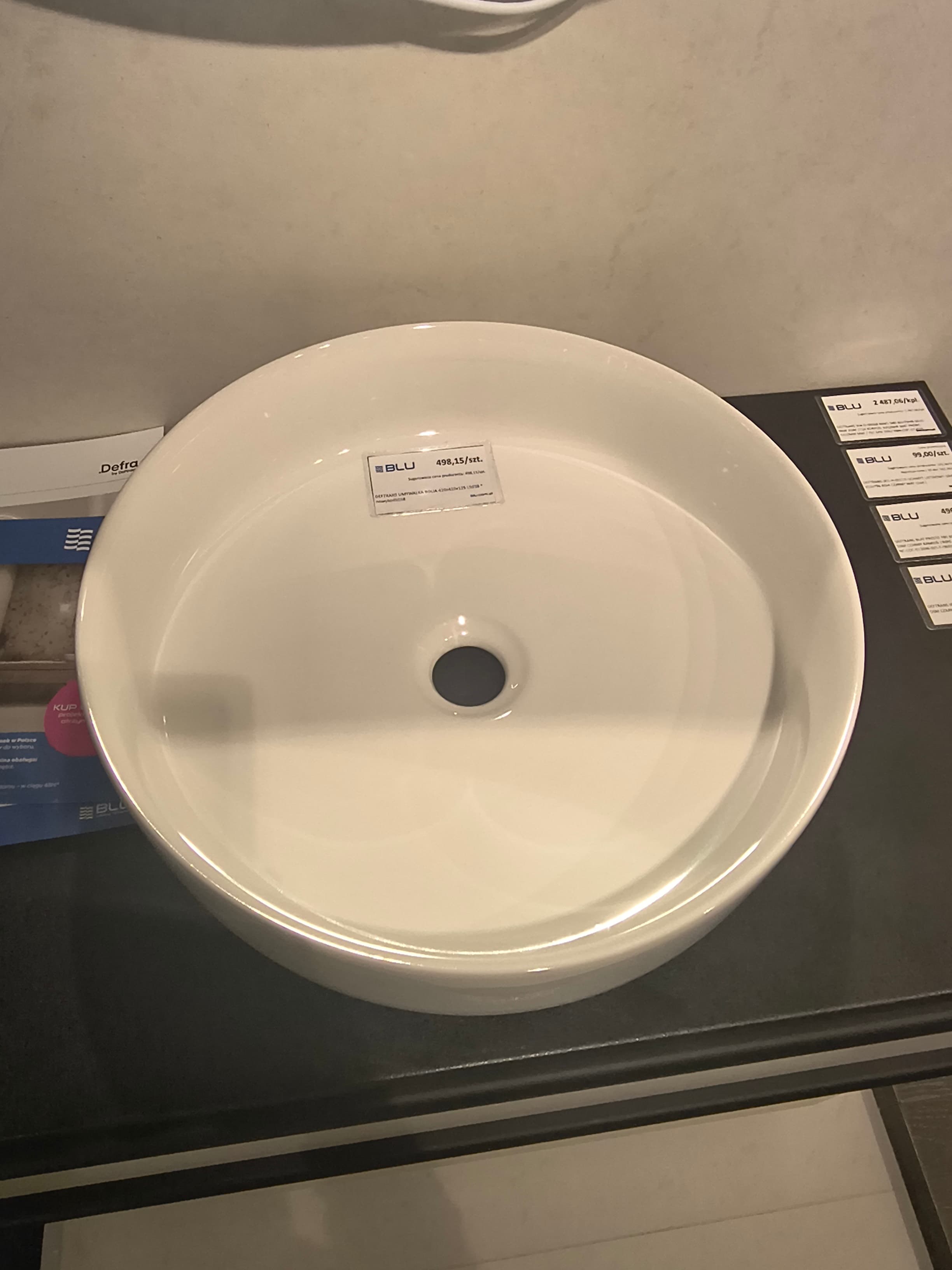 DEFTRANS UMYWALKA BOLIA 410x410x125 L5038   * nowy  kod  5038  **ekspo - Powystawowy Mińsk Mazowiecki