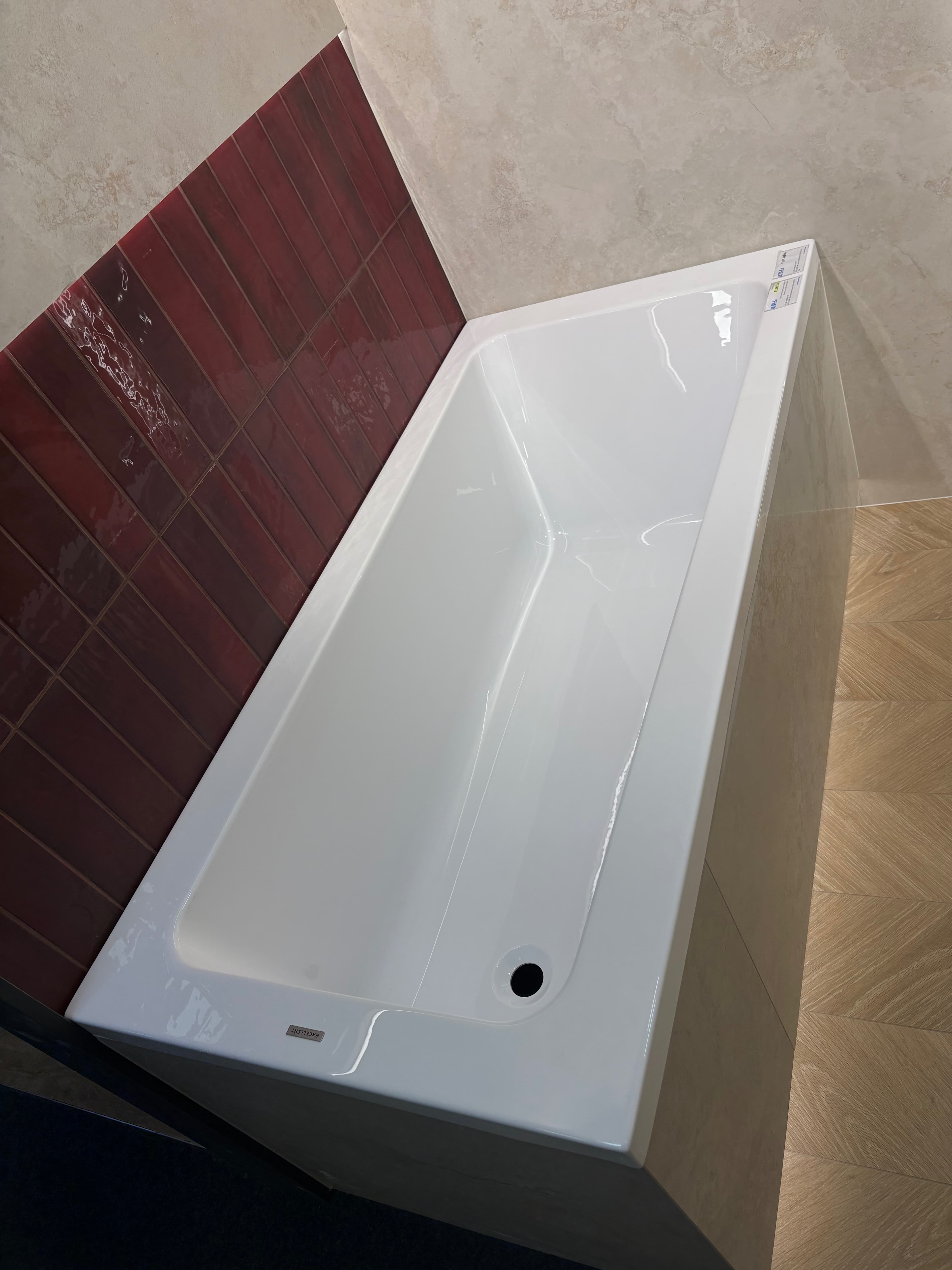 EXCELLENT WAVE SLIM wanna  150*70 WAEX.WAV15WHS bez nóg - Powystawowy Gniezno