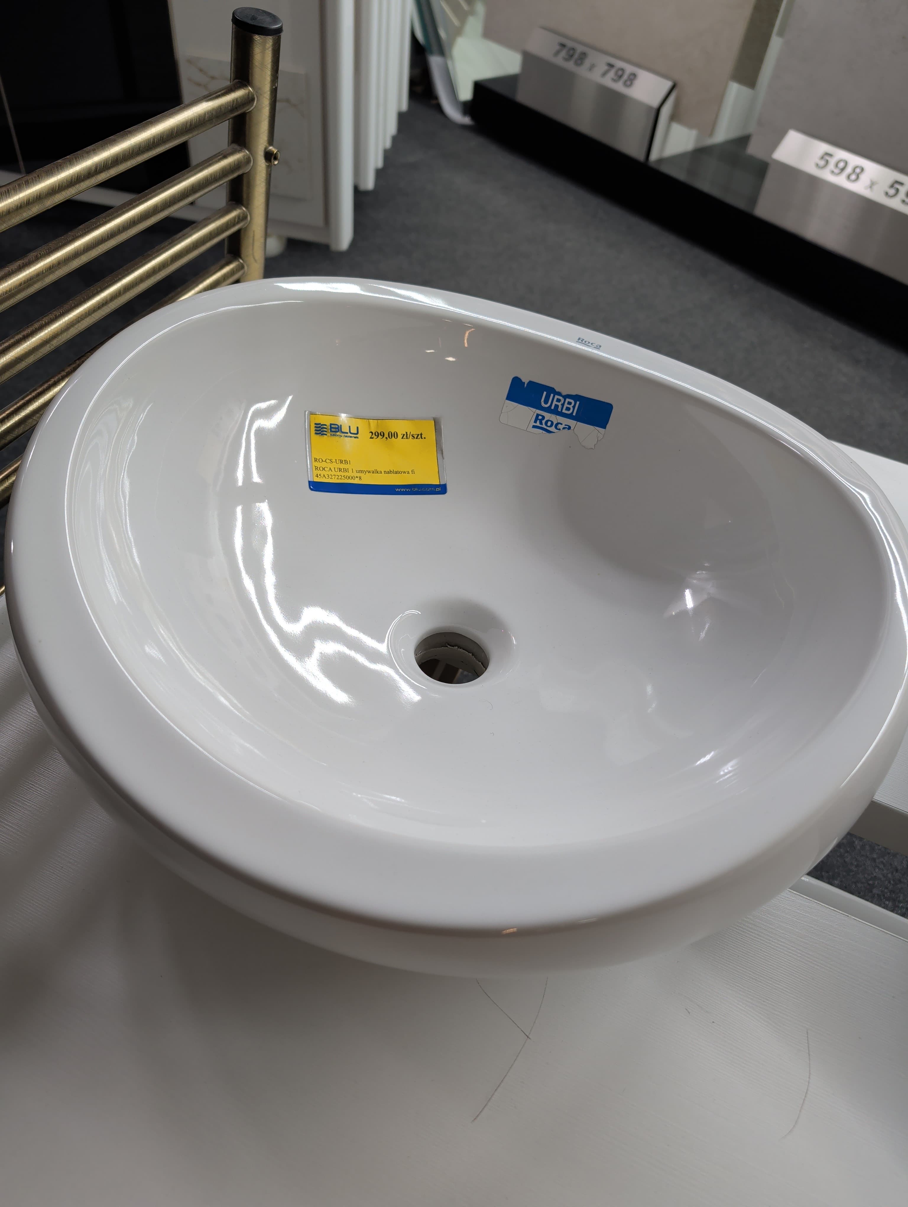ROCA URBI 1 umywalka nablatowa fi 45  A327225000    *8 *W  **ekspo - Powystawowy Gniezno