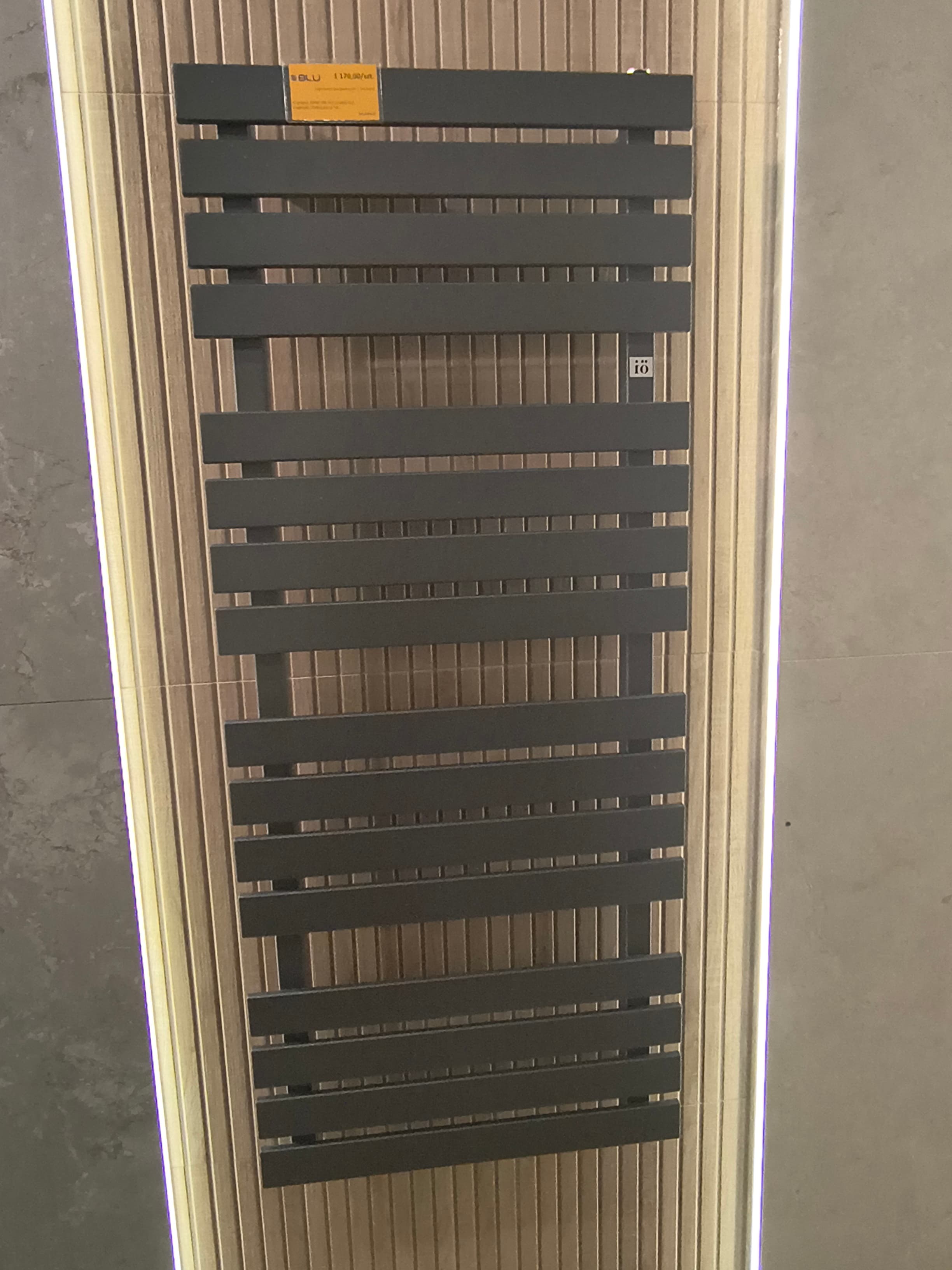 IO grzejnik TOKKE TOK-50/120 kolor C12 Graphite  GL.TOK50120C12 *W - Powystawowy Mińsk Mazowiecki