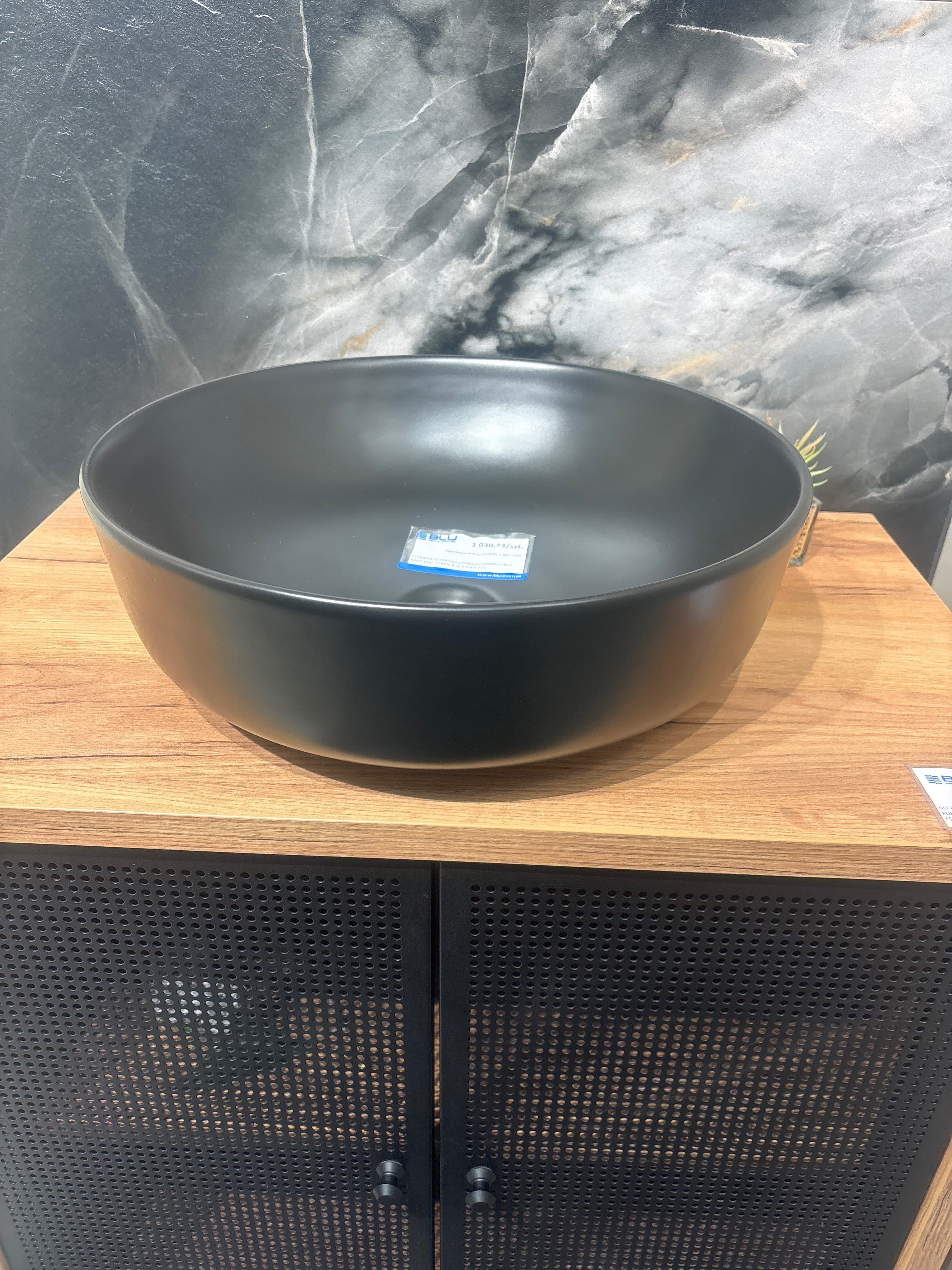 ELITA  RE040420047160   145084  UMYWALKA LORCA 42x42 BLAT, CERAM BLACK MATT   *52  **ekspo - Powystawowy Skierniewice