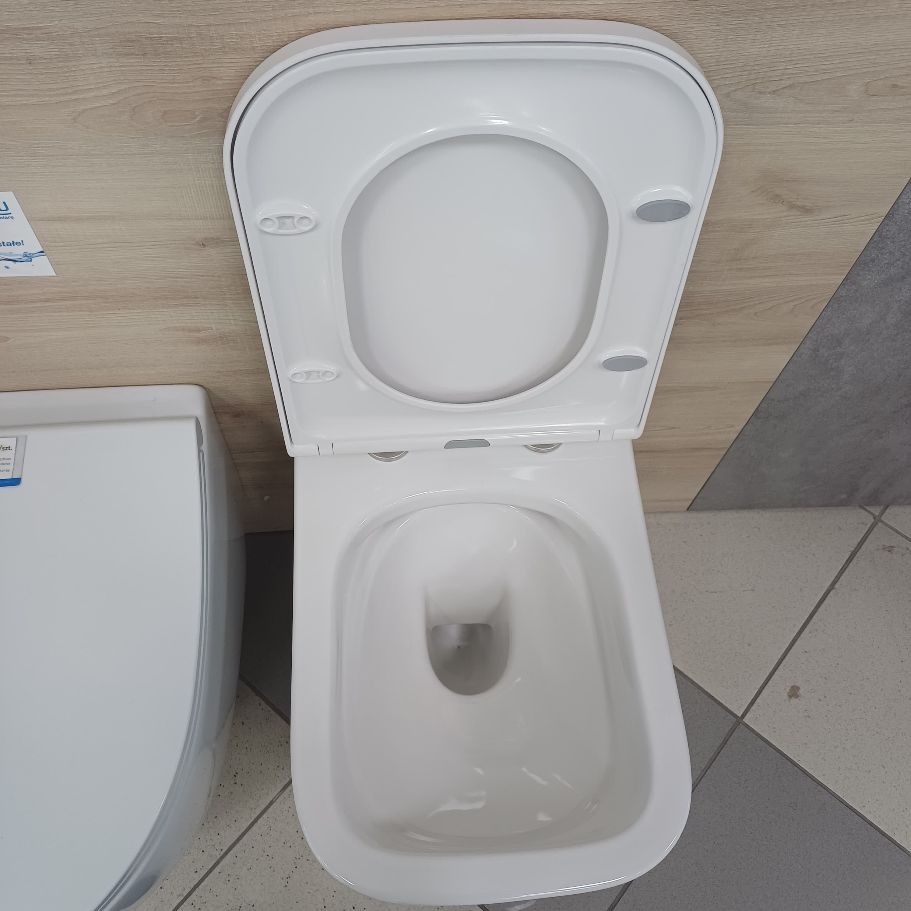 EXCELLENT miska WC wisząca NESS FLASH-RIM z deską wolnoopadającą CENL.3509.500.WH *12 - Powystawowy Inowrocław