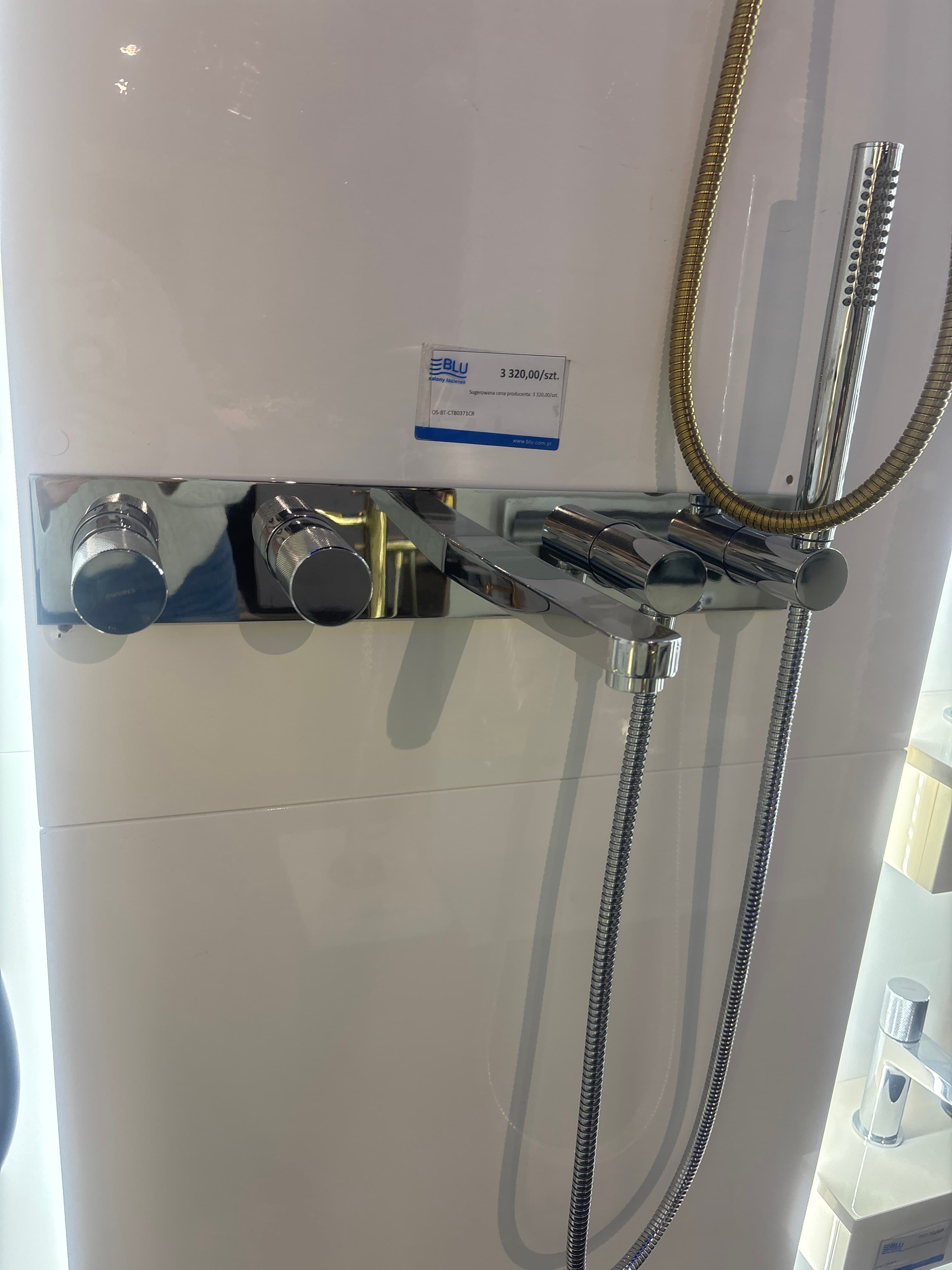 OMNIRES CONTOUR bateria wannowa 5-otworowa podtynkowa CT8037/1CR chrom  **ekspo - Powystawowy Łódź Pojezierska